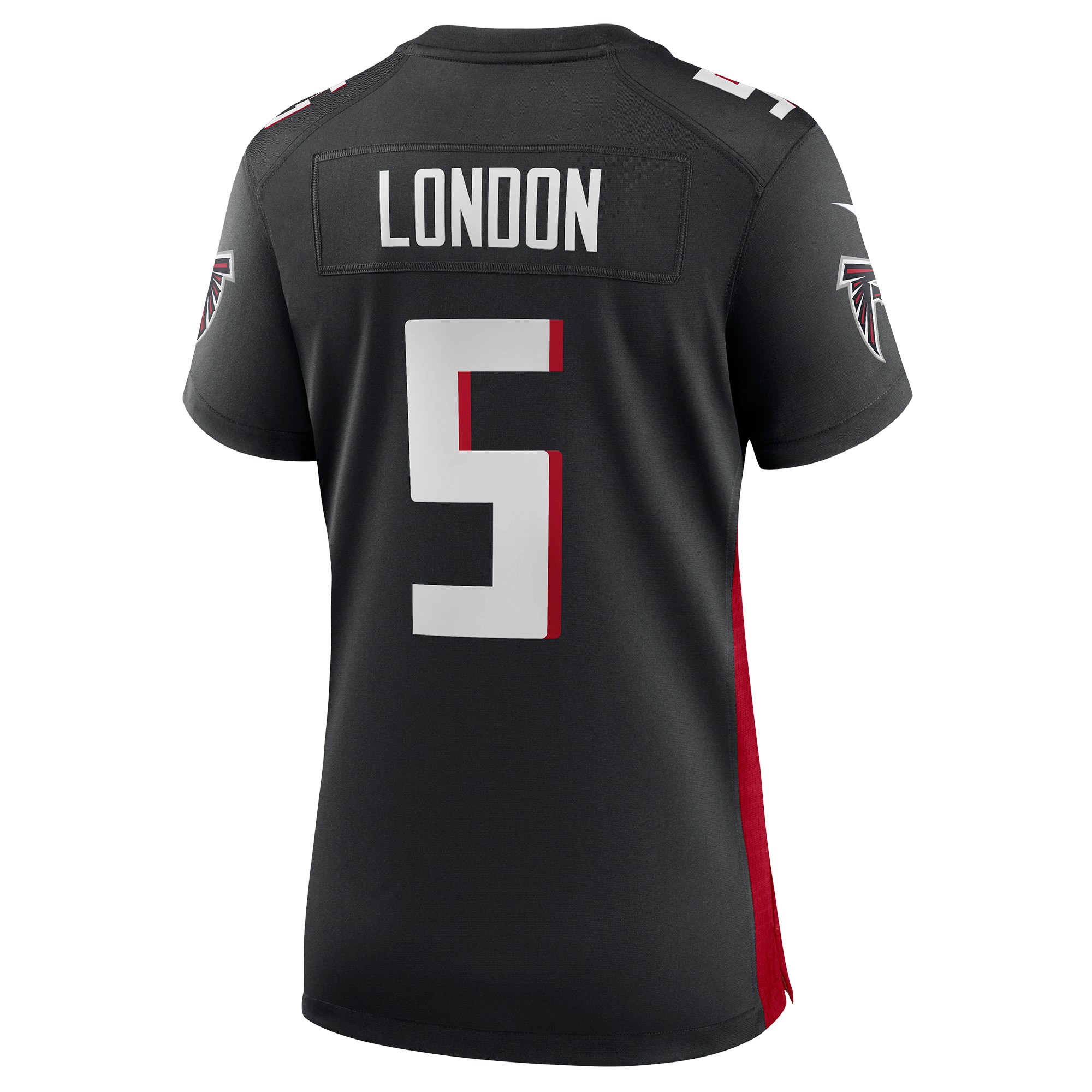 Atlanta Falcons Drake London Black Player Game NFL Jersey Women's