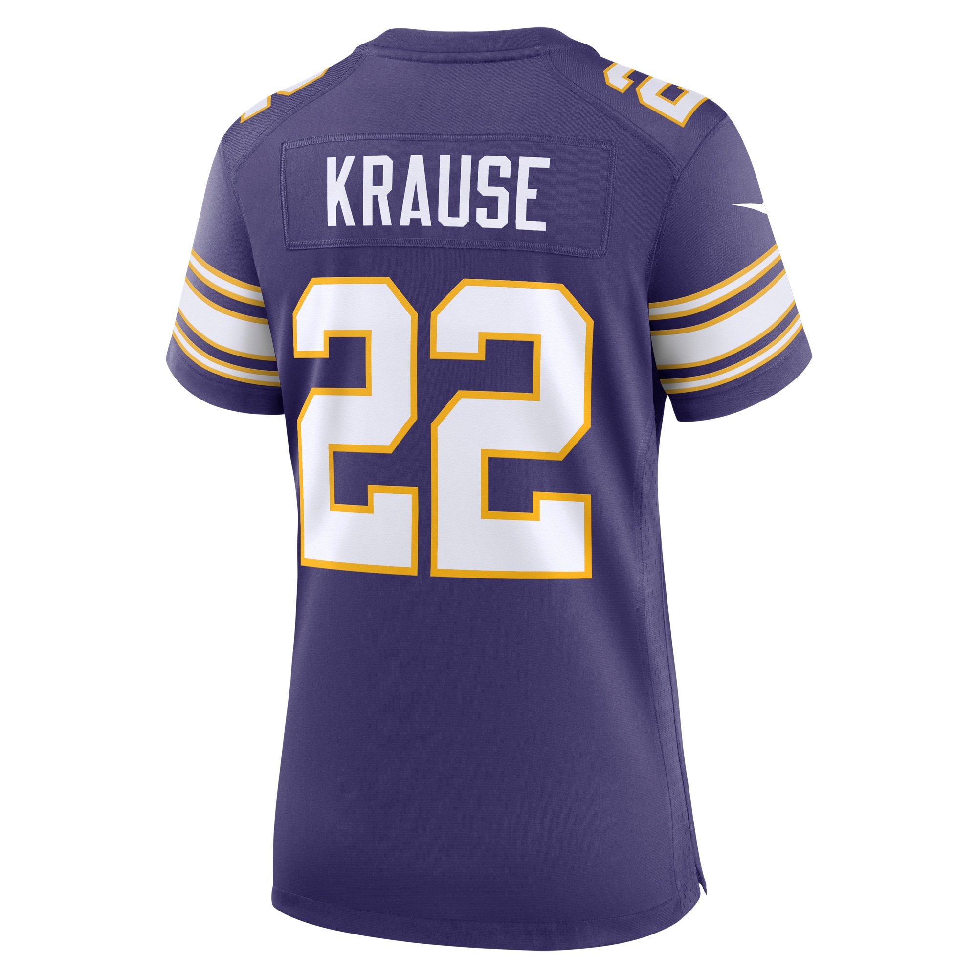Minnesota Vikings Paul Krause Purple Classic Retired Player NFL Jersey Women's