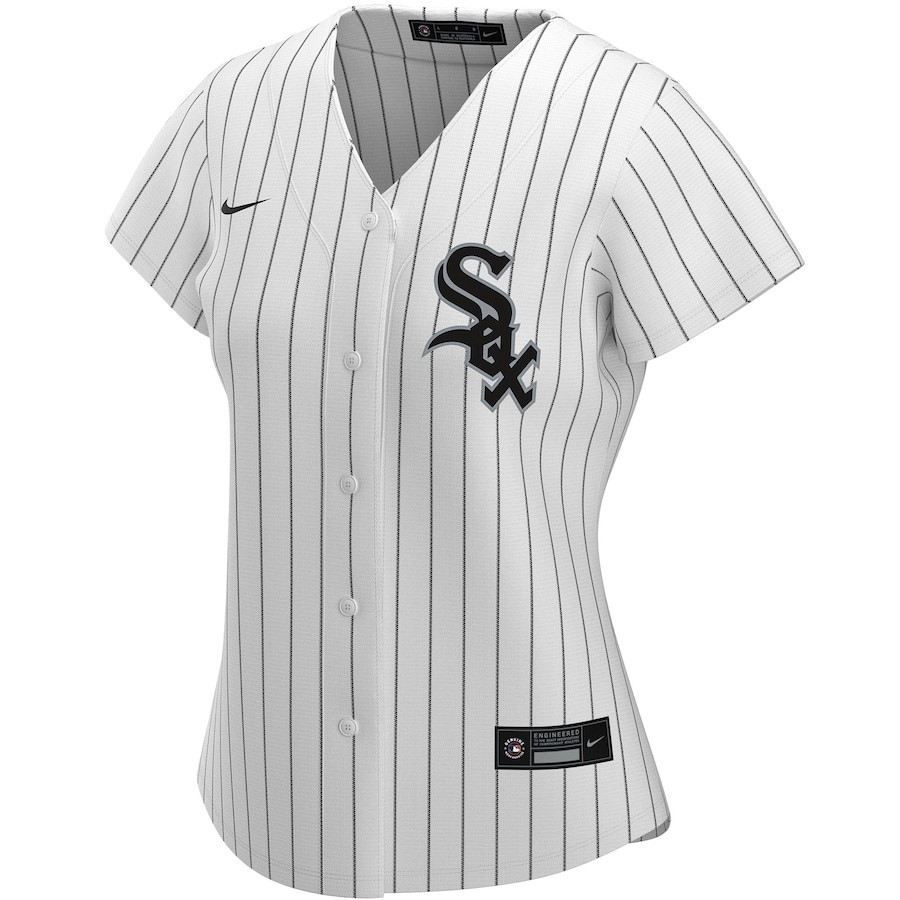 Chicago White Sox Home Custom White MLB Jersey Women's
