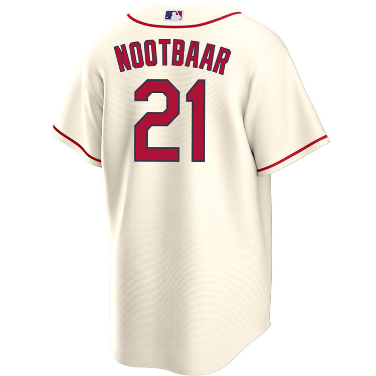 Lars Nootbaar 21 St. Louis Cardinals Alternate Cream MLB Jersey Men's