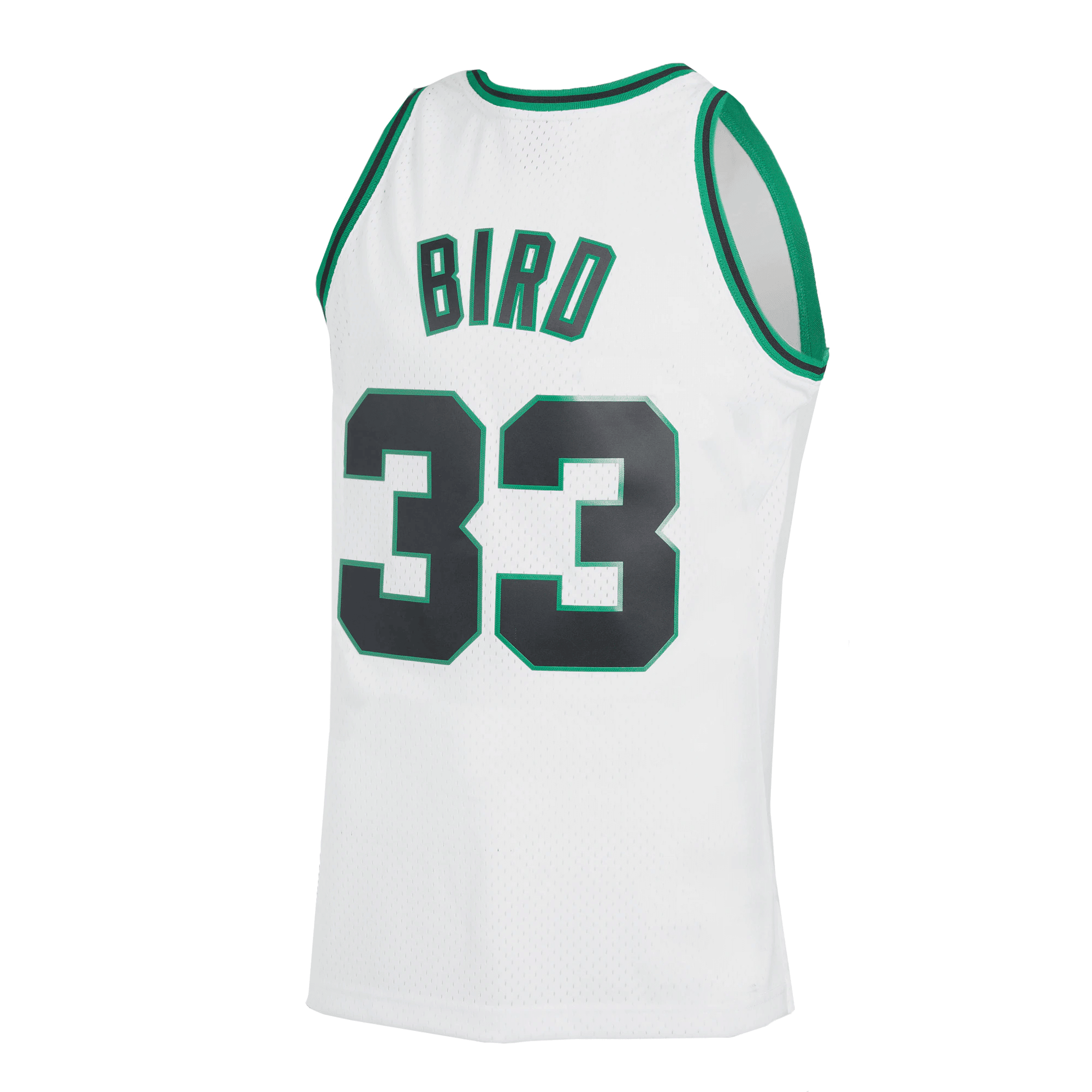 Larry Bird Boston Celtics Mitchell Ness 1985-86 Hardwood Classics Reload 2.0 Swingman White NBA Jersey Men's