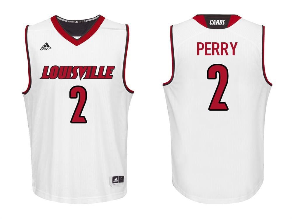 Darius Perry White College Louisville Cardinals NCAA Jersey Men's
