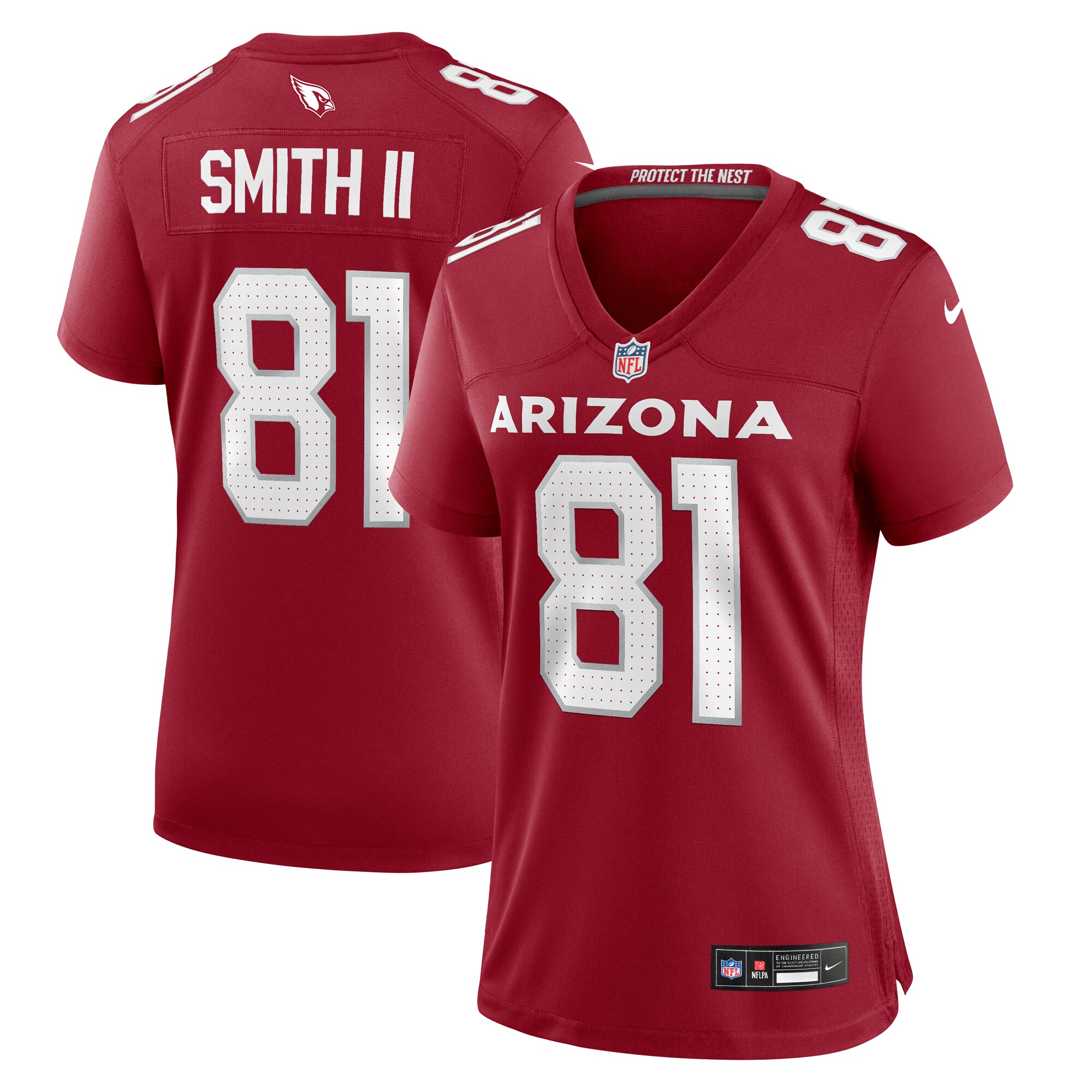 Arizona Cardinals Jeff Smith II Cardinal Game NFL Jersey Women's