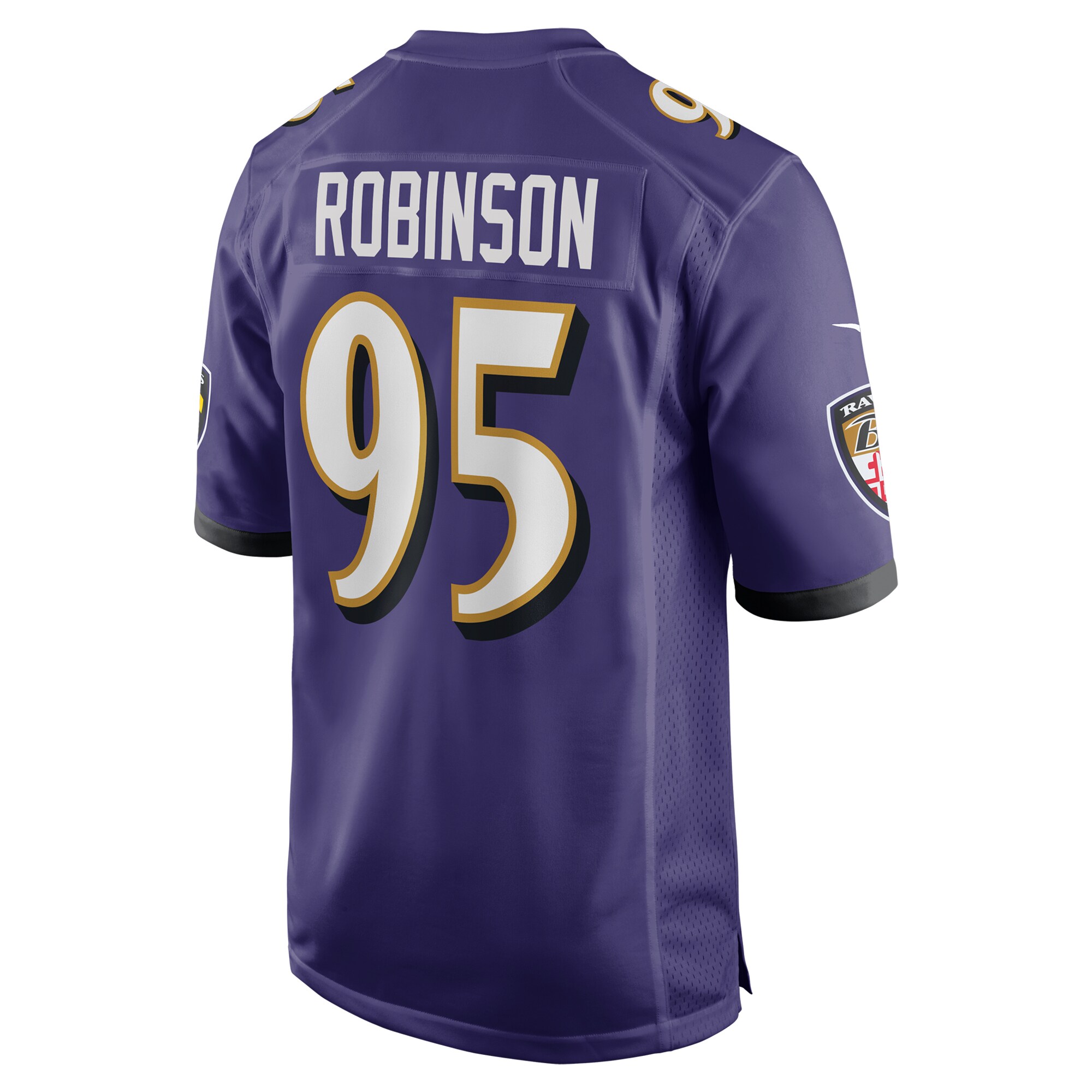 Baltimore Ravens Tavius Robinson Purple Team Game NFL Jersey Men's