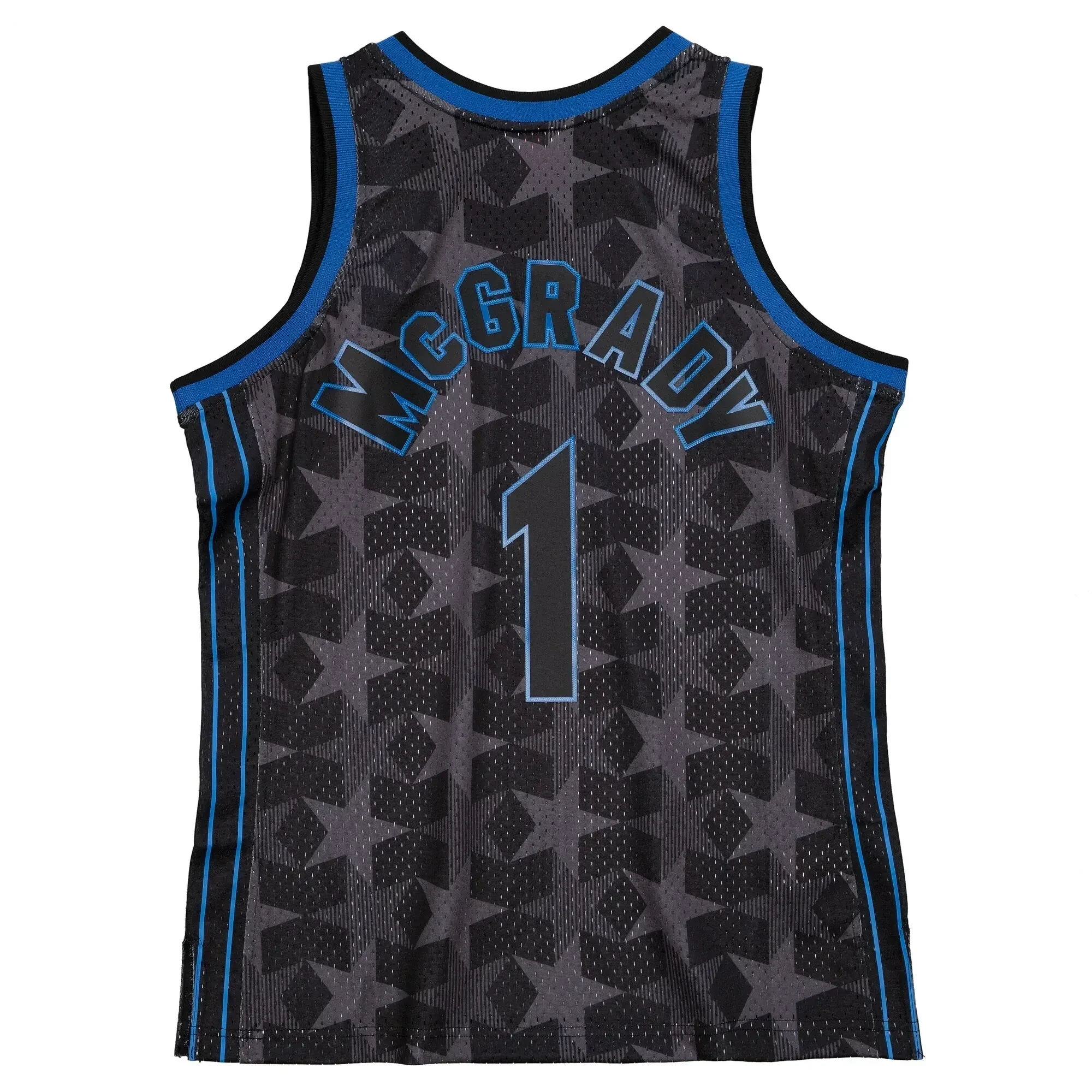 Tracy Mcgrady Orlando Magicc Mitchell Ness 2000-01 Hardwood Classics Reload 2.0 Swingman Black NBA Jersey Men's
