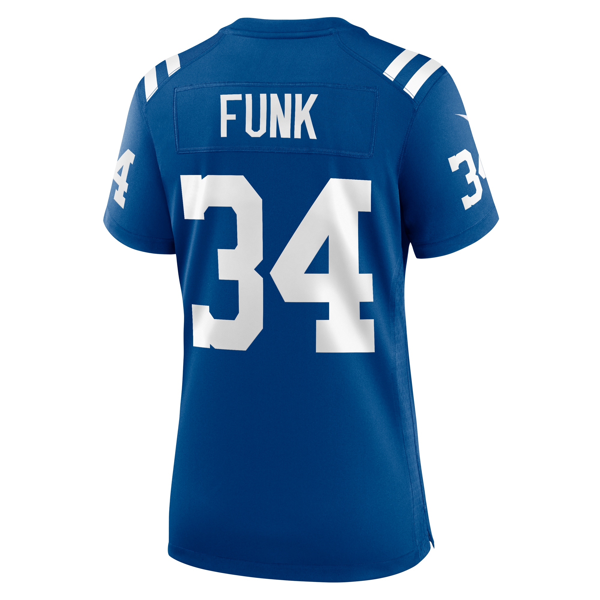 Indianapolis Colts Jake Funk Royal Team Game NFL Jersey Women's