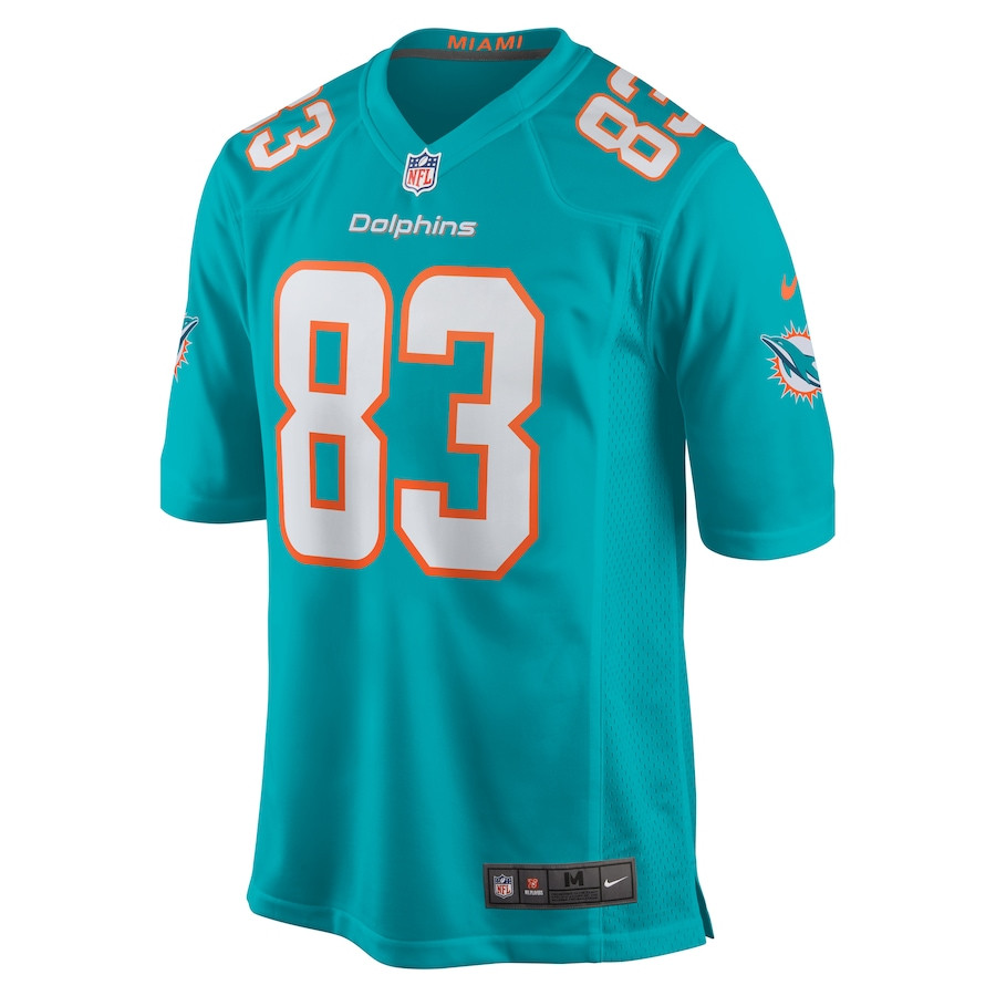 Chase Claypool 83 Miami Dolphins Game Aqua NFL Jersey Men's