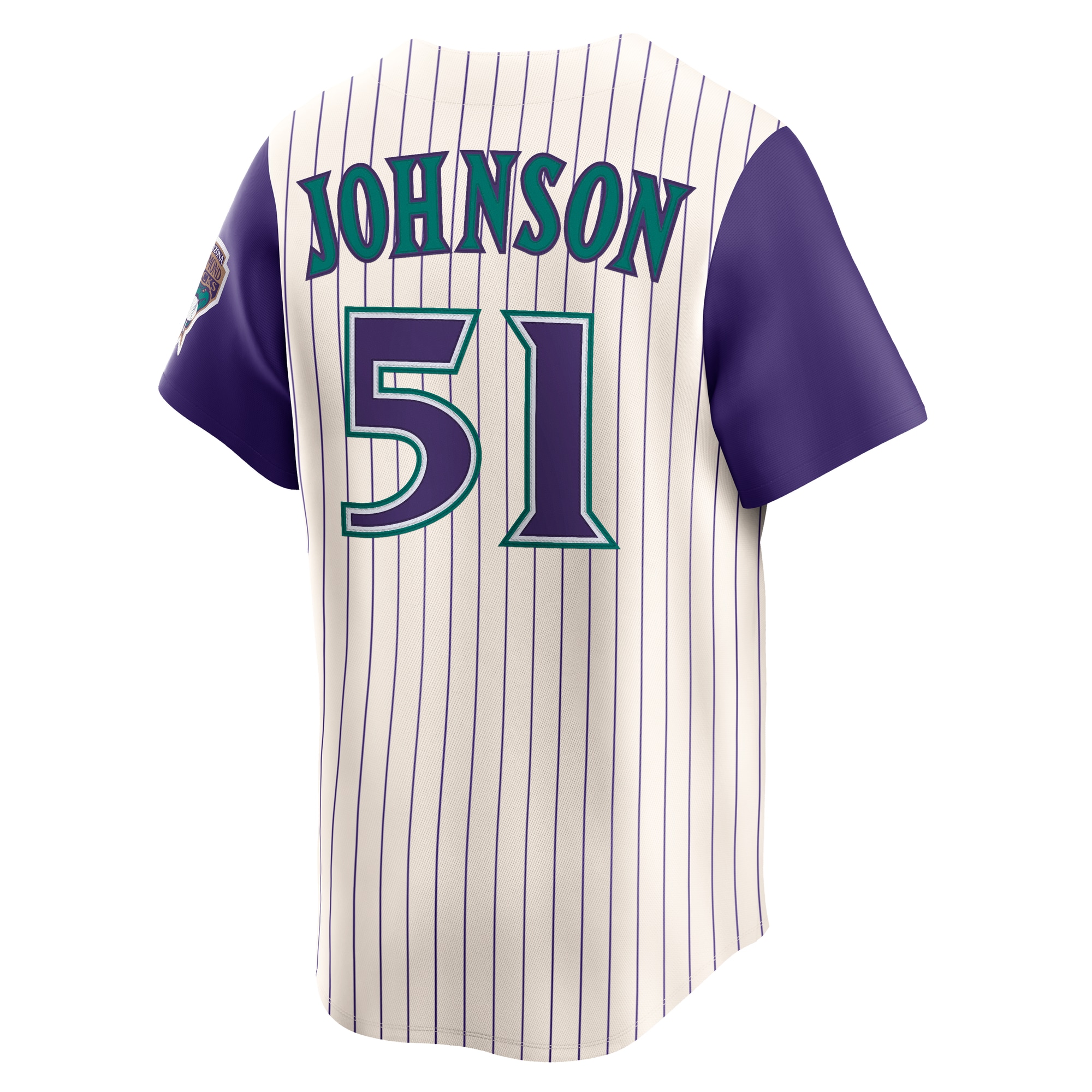 Arizona Diamondbacks Randy Johnson Cream Throwback Cooperstown Collection Limited MLB Jersey Men's