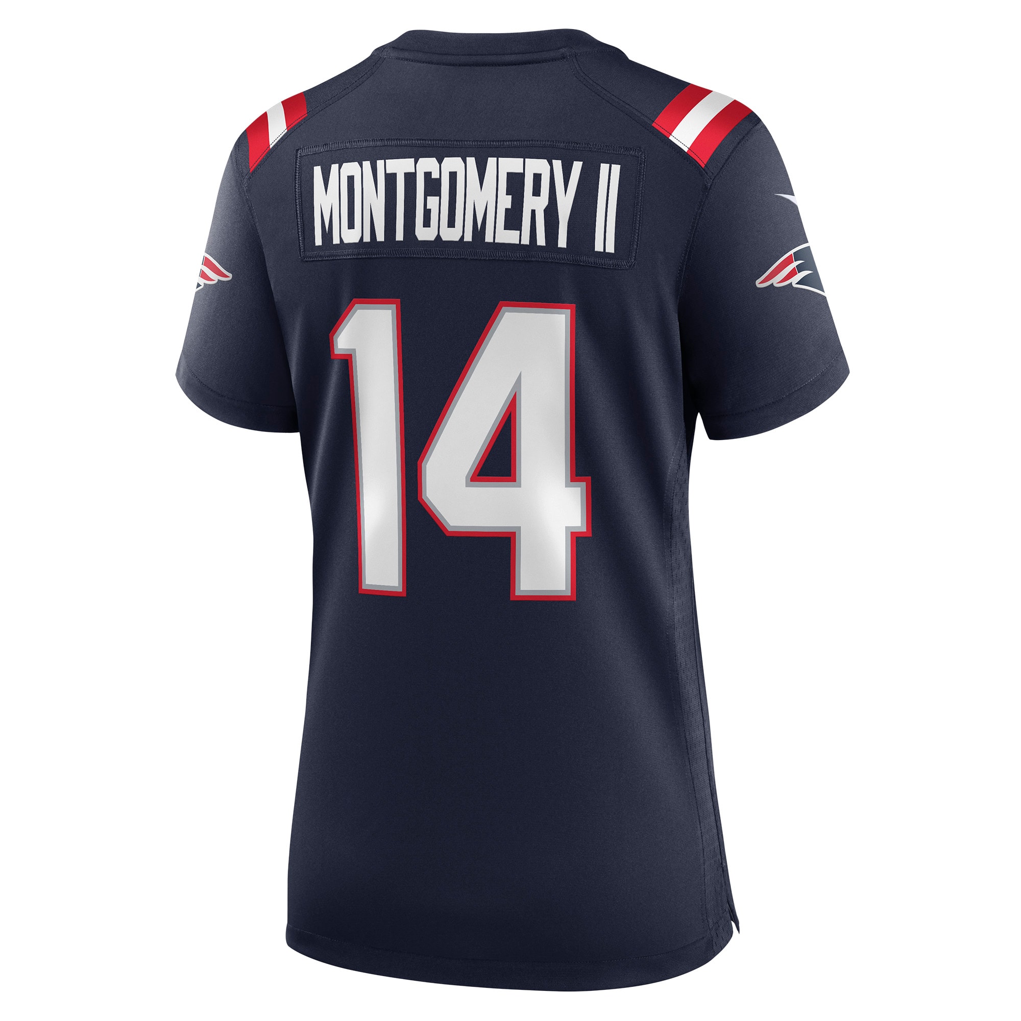 New England Patriots Ty Montgomery Navy Game NFL Jersey Women's