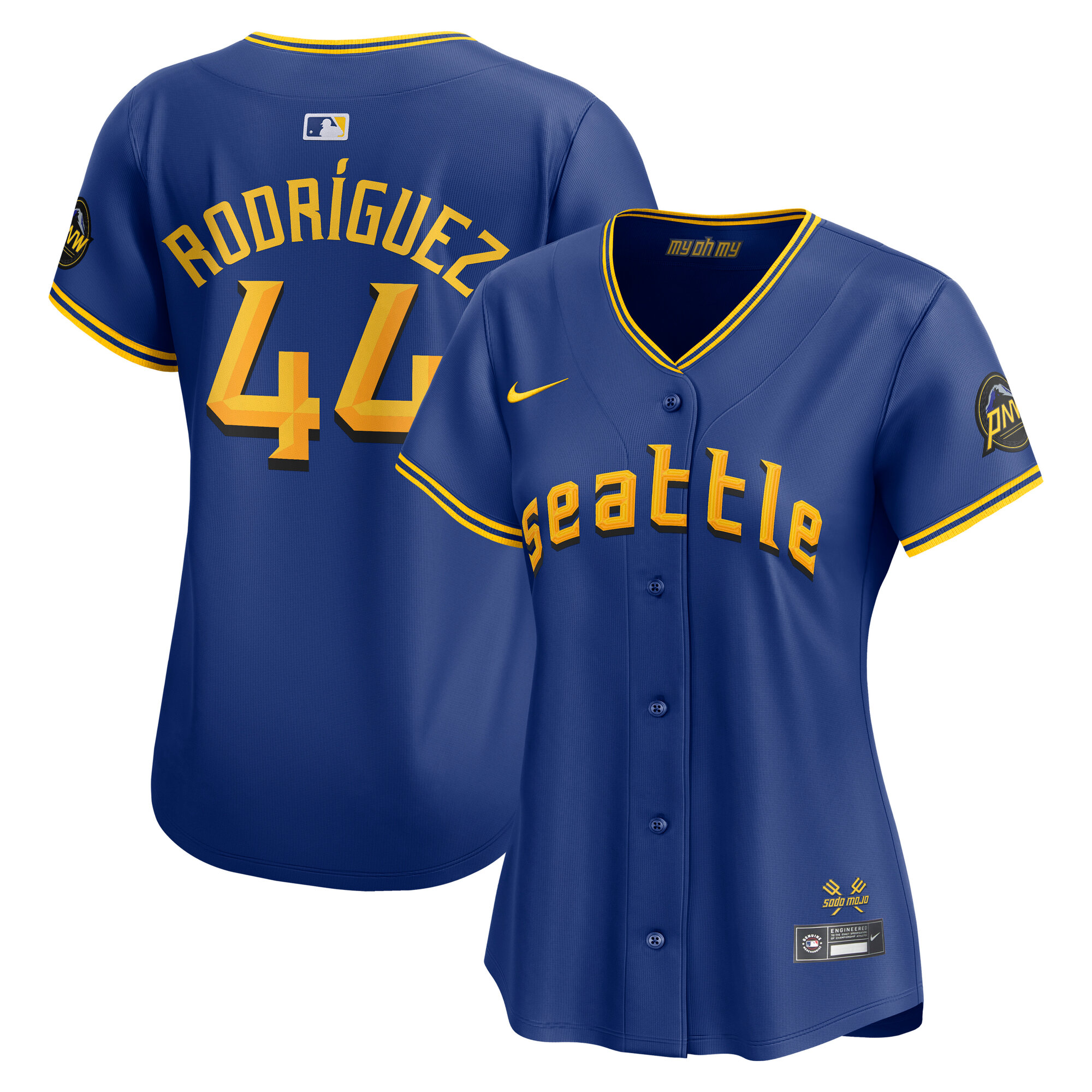 Seattle Mariners Julio Rodriguez Royal City Connect Limited MLB Jersey Women's