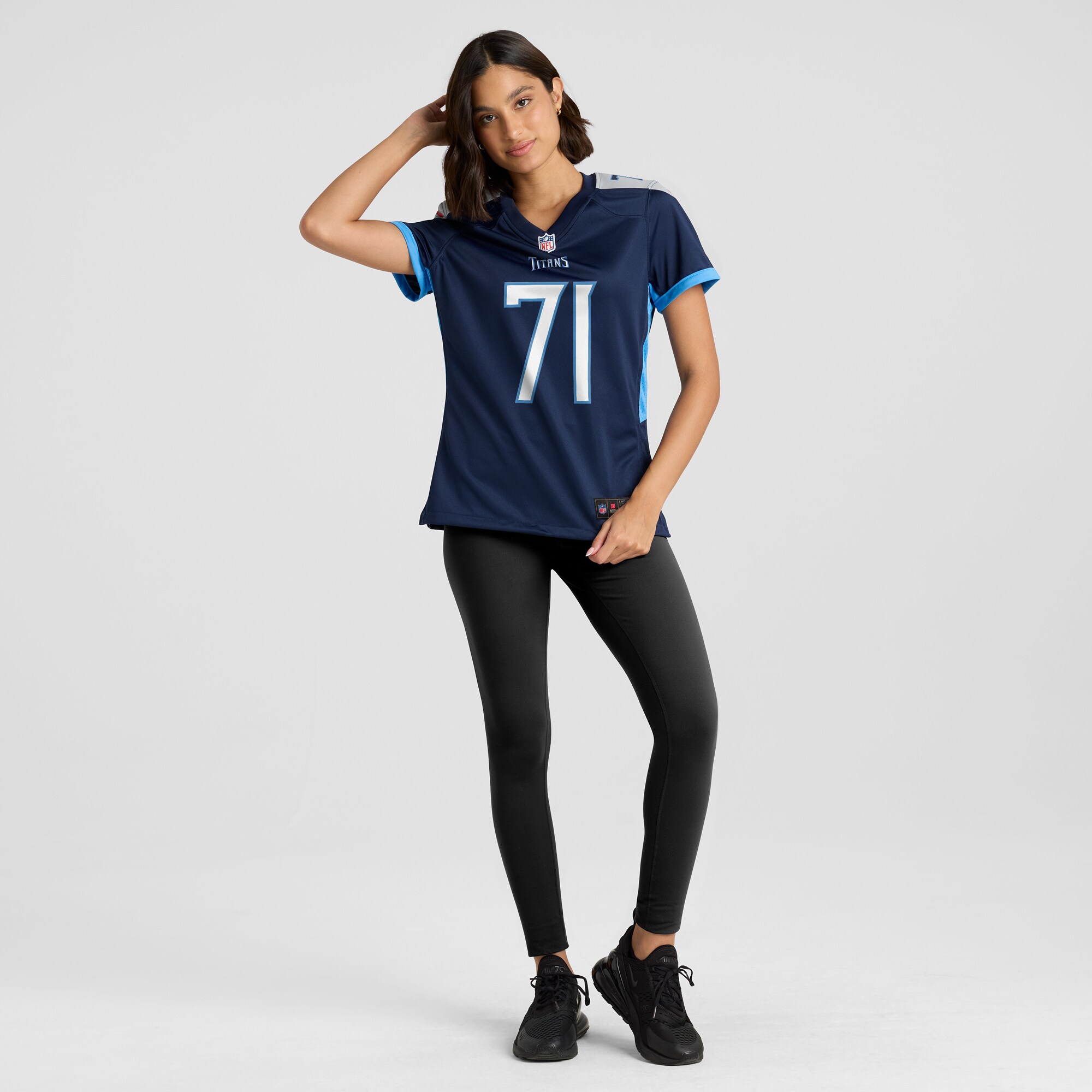 Tennessee Titans Jaelyn Duncan Navy Game NFL Jersey Women's