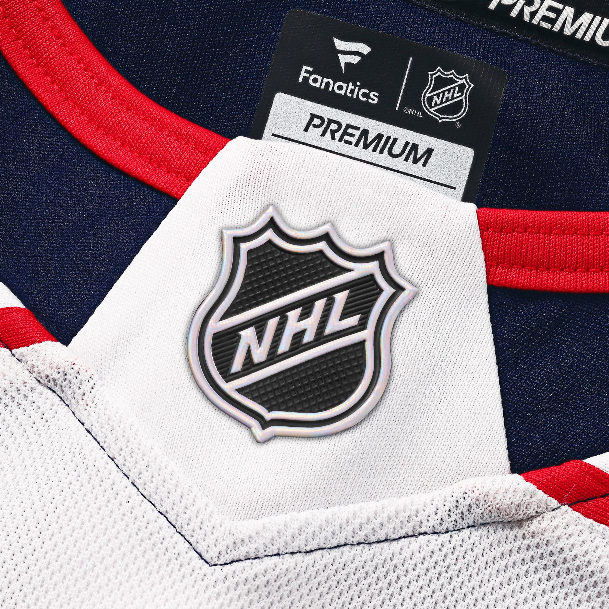 Columbus Blue Jackets White Away Premium Custom NHL Jersey Men's