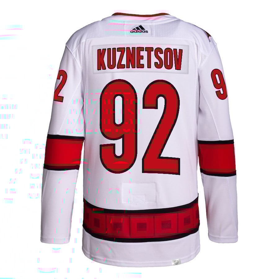 Evgeny Kuznetsov 92 Carolina Hurricanes Away Primegreen White NHL Jersey Men's