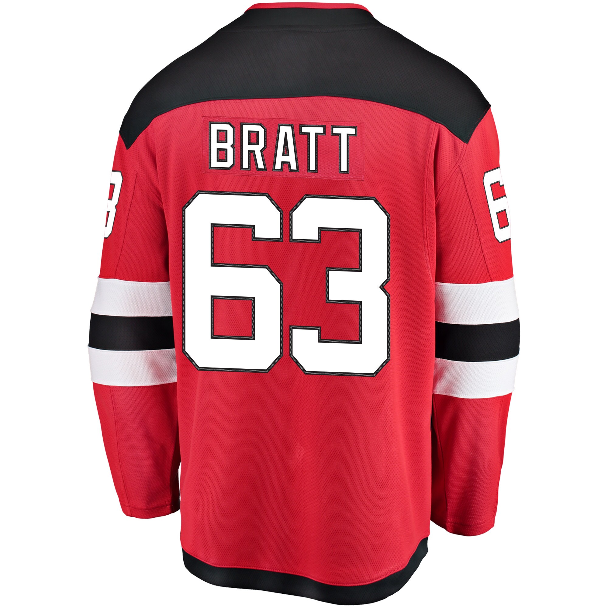 New Jersey Devils Jesper Bratt Red Home Breakaway Player NHL Jersey Men's