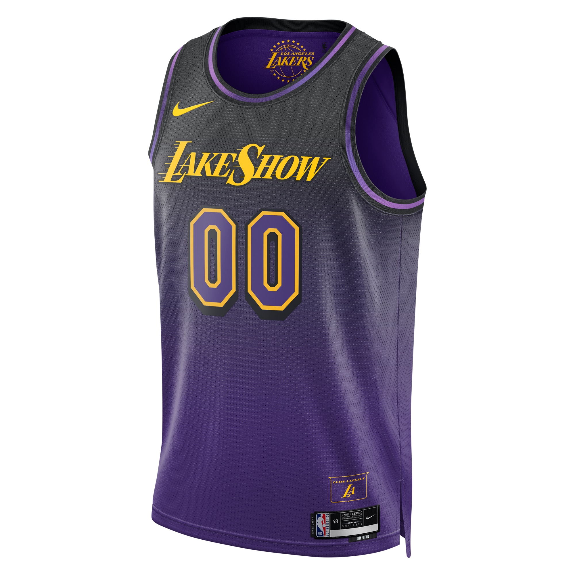 Los Angeles Lakers City Edition Swingman 2024 Custom Unisex NBA Jersey Unisex
