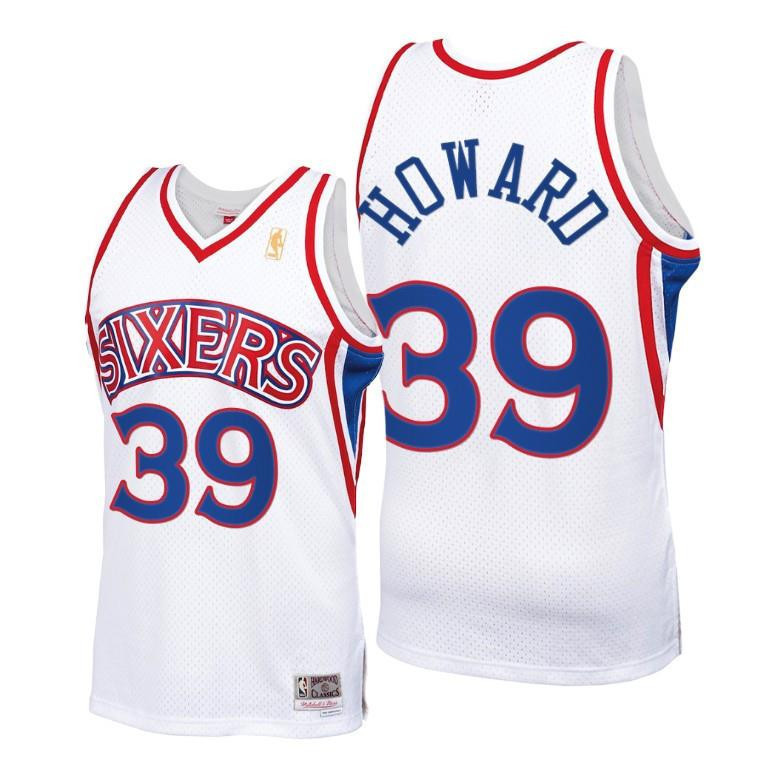Dwight Howard Philadelphia 76ers White Throwback 90s HWC Swingman NBA Jersey Men's