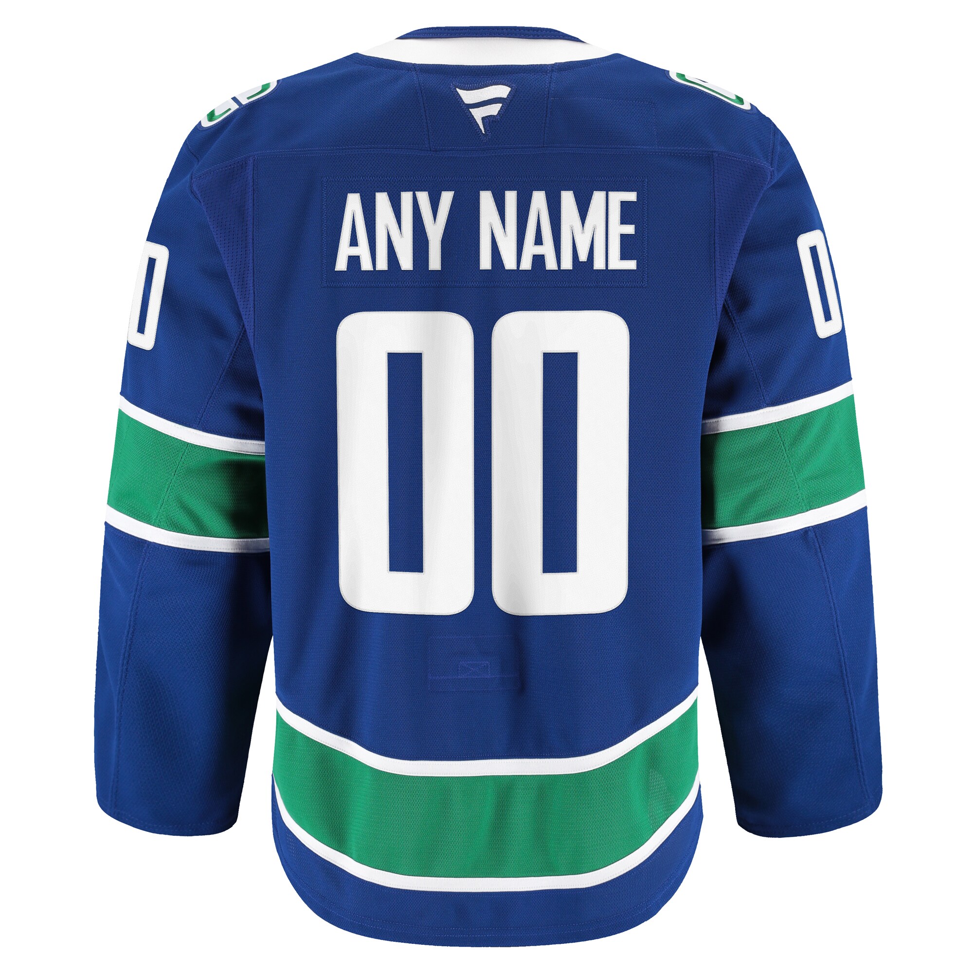 Vancouver Canucks Blue Home Pro Custom NHL Jersey Men's