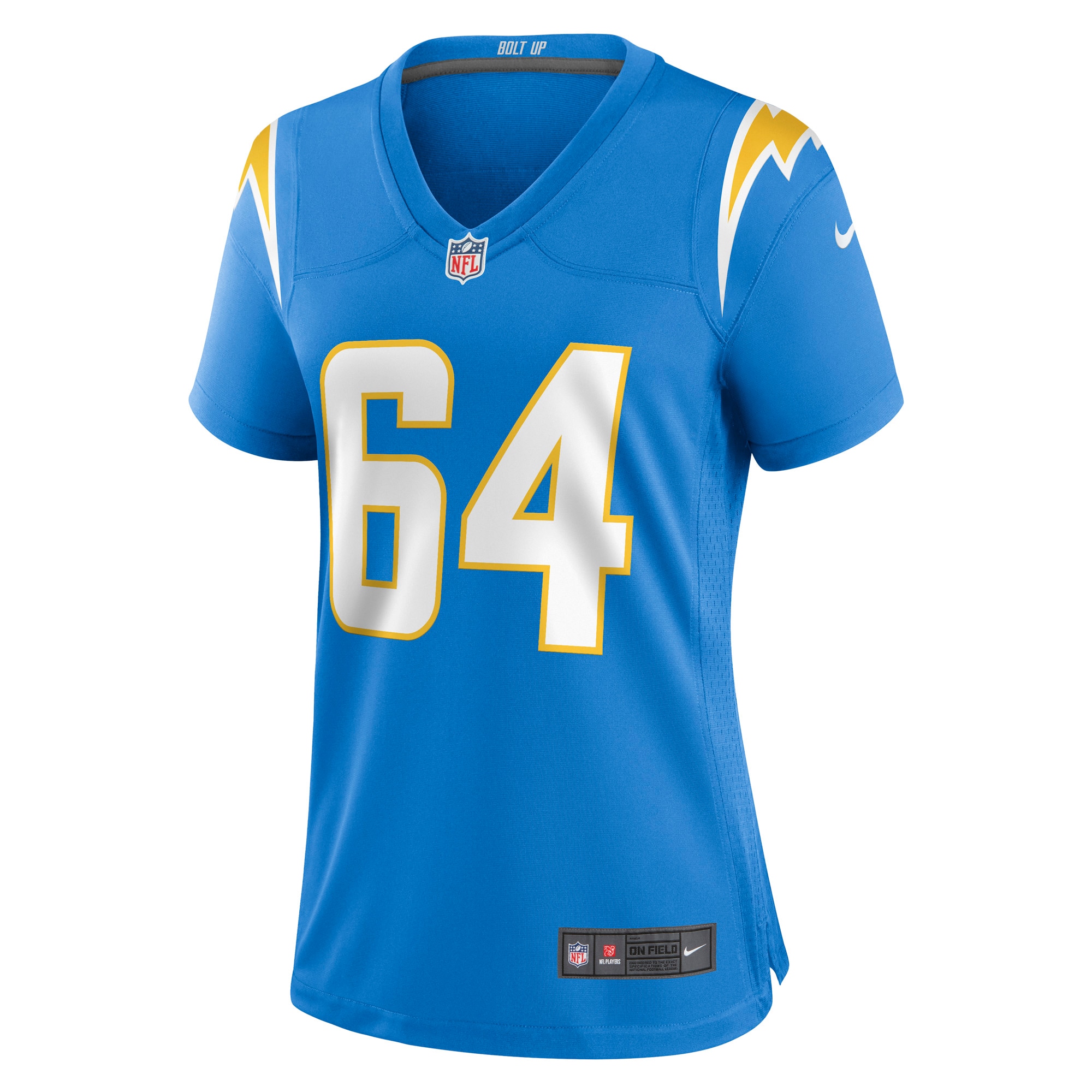 Los Angeles Chargers Brenden Jaimes Powder Blue Game NFL Jersey Women's