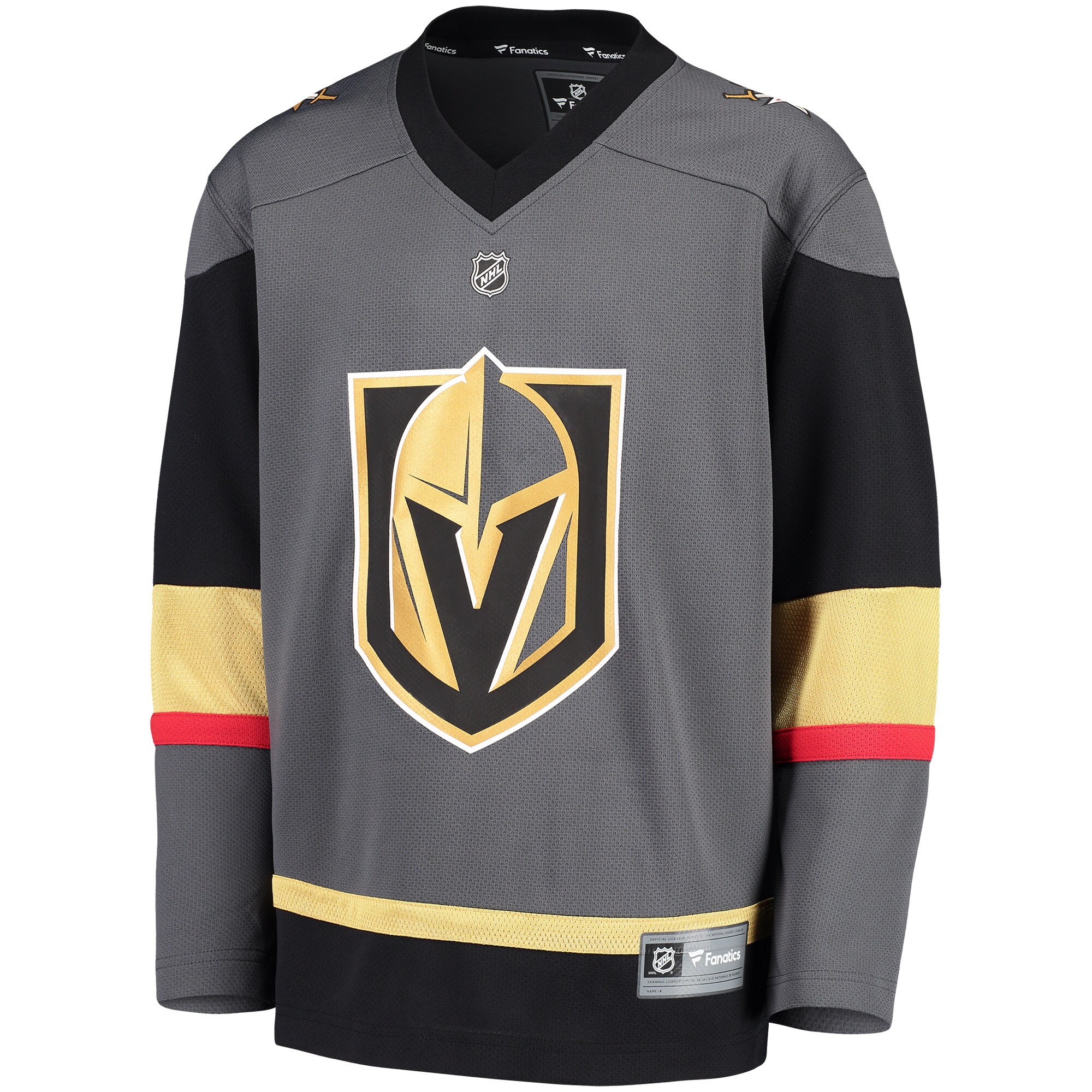 Vegas Golden Knights Black Alternate Blank NHL Jersey Youth