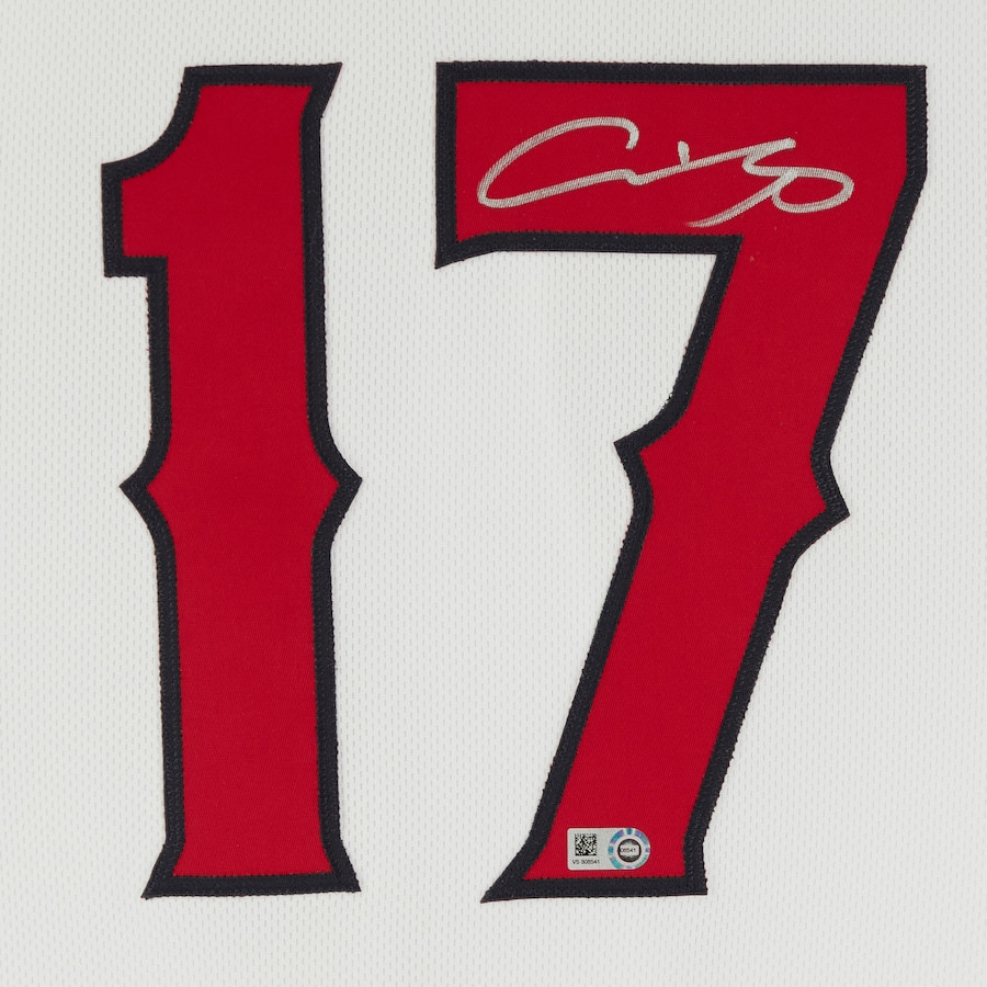 Shohei Ohtani 17 Los Angeles Angels Signed White MLB Jersey Men's