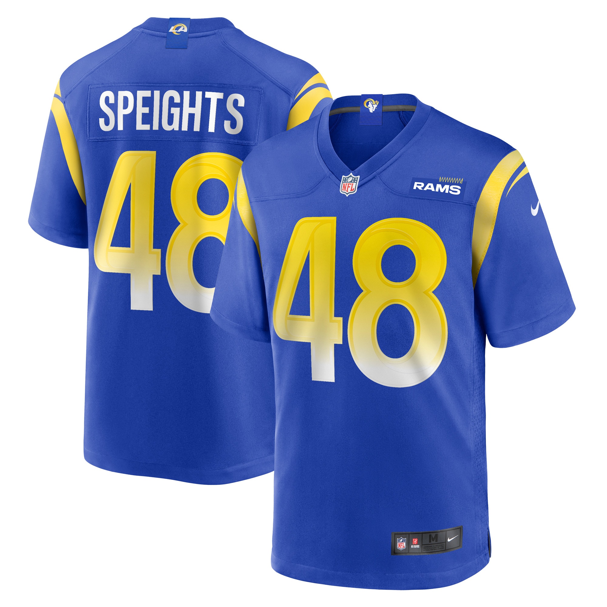 Los Angeles Rams Omar Speights Royal Game NFL Jersey Men's
