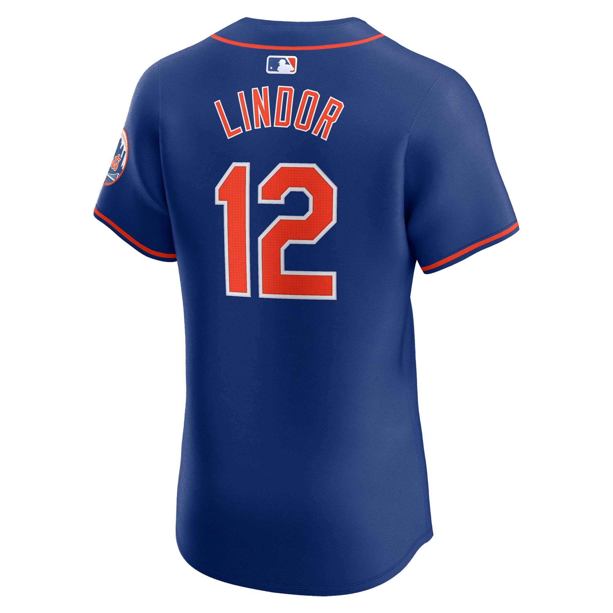 New York Mets Francisco Lindor Royal Alternate Elite Player MLB Jersey Men's