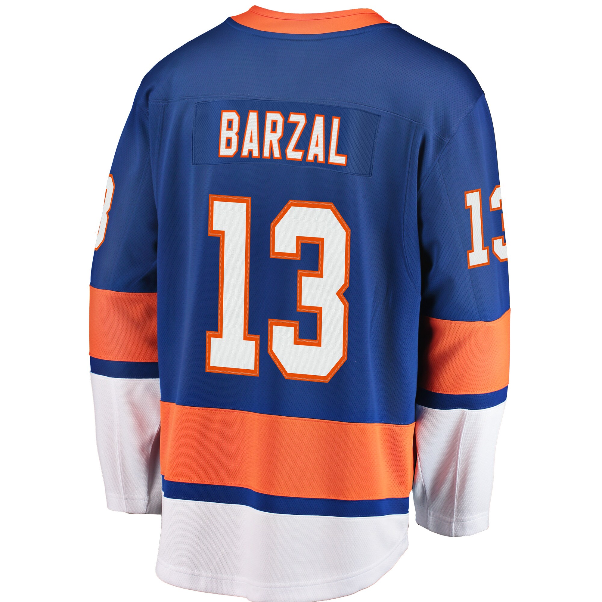 New York Islanders Mathew Barzal Royal Breakaway Player NHL Jersey Men's