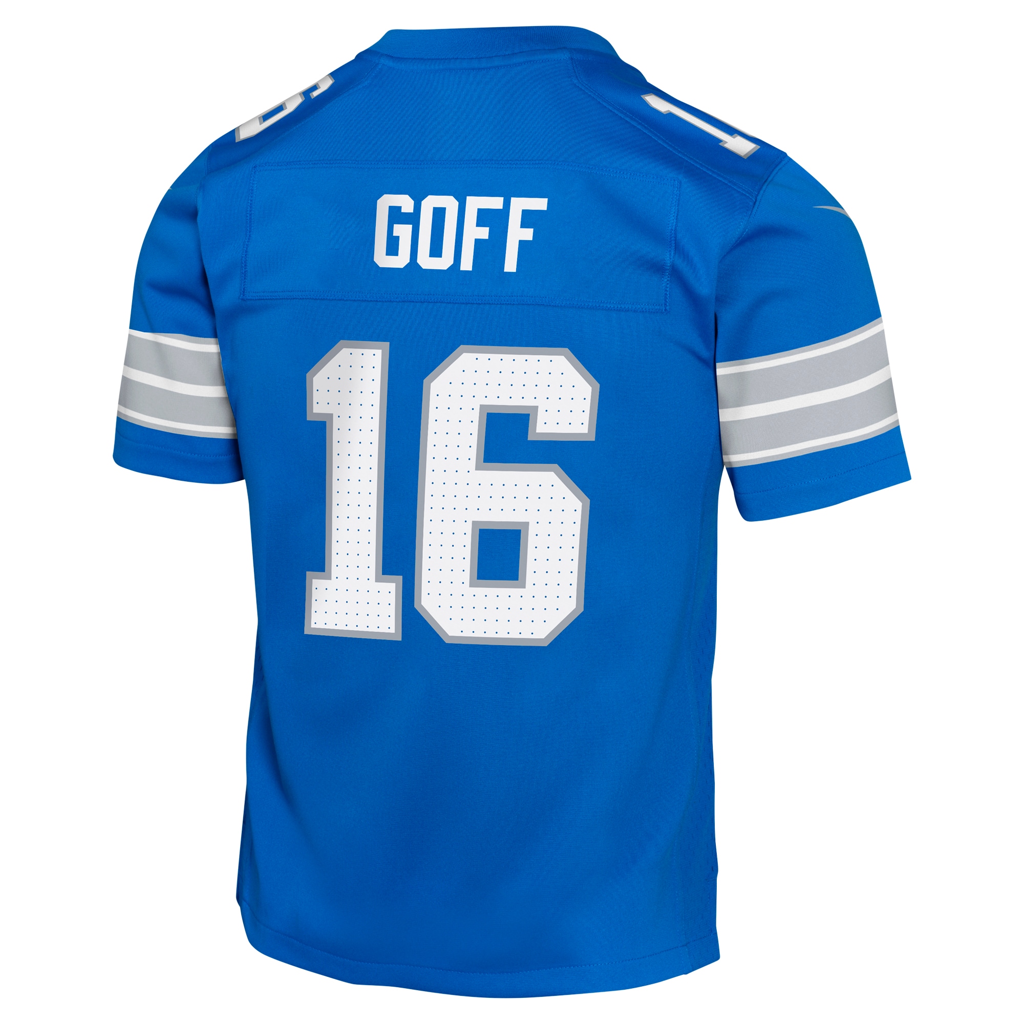 Detroit Lions Jared Goff Blue Team Player Game NFL Jersey Youth
