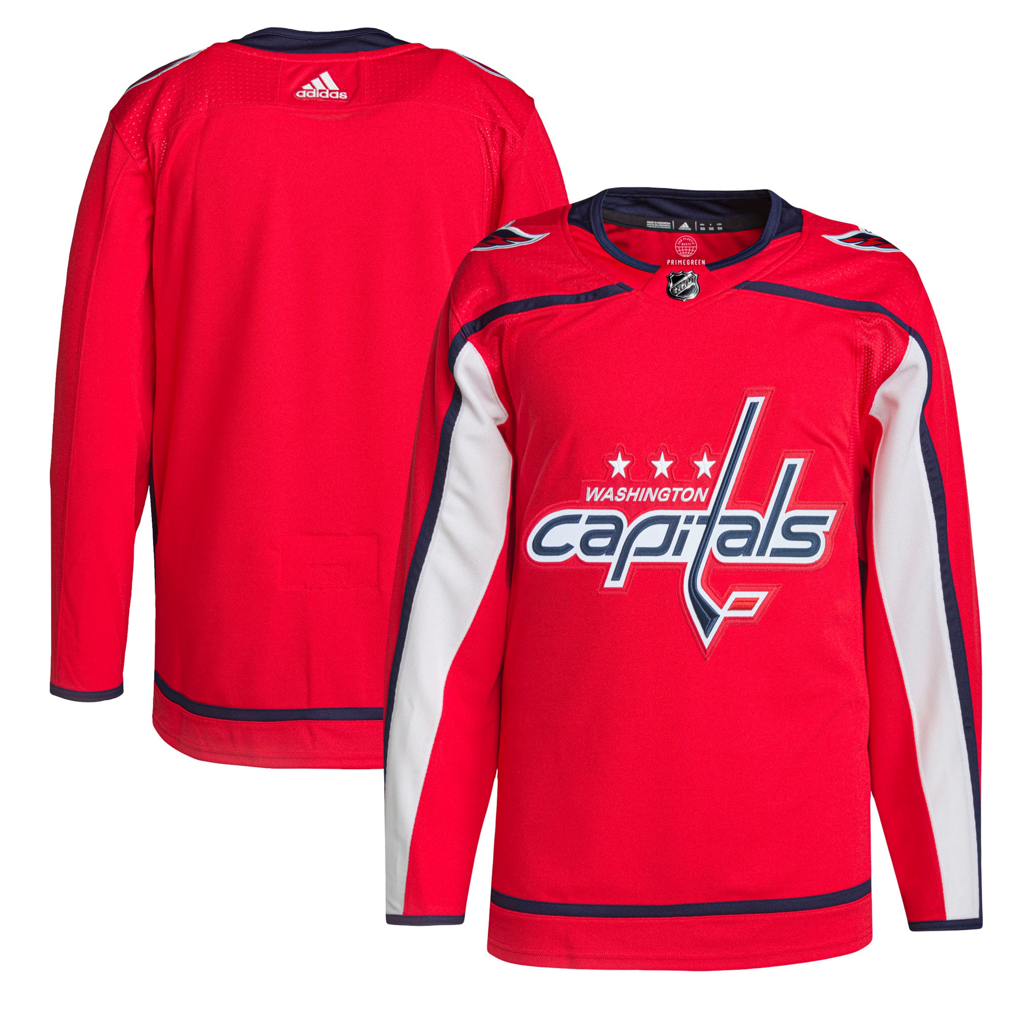 Washington Capitals Red Home Primegreen NHL Jersey Men's