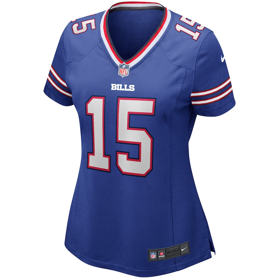 Jack Kemp 15 Buffalo Bills Game Retired Royal NFL Jersey Women's