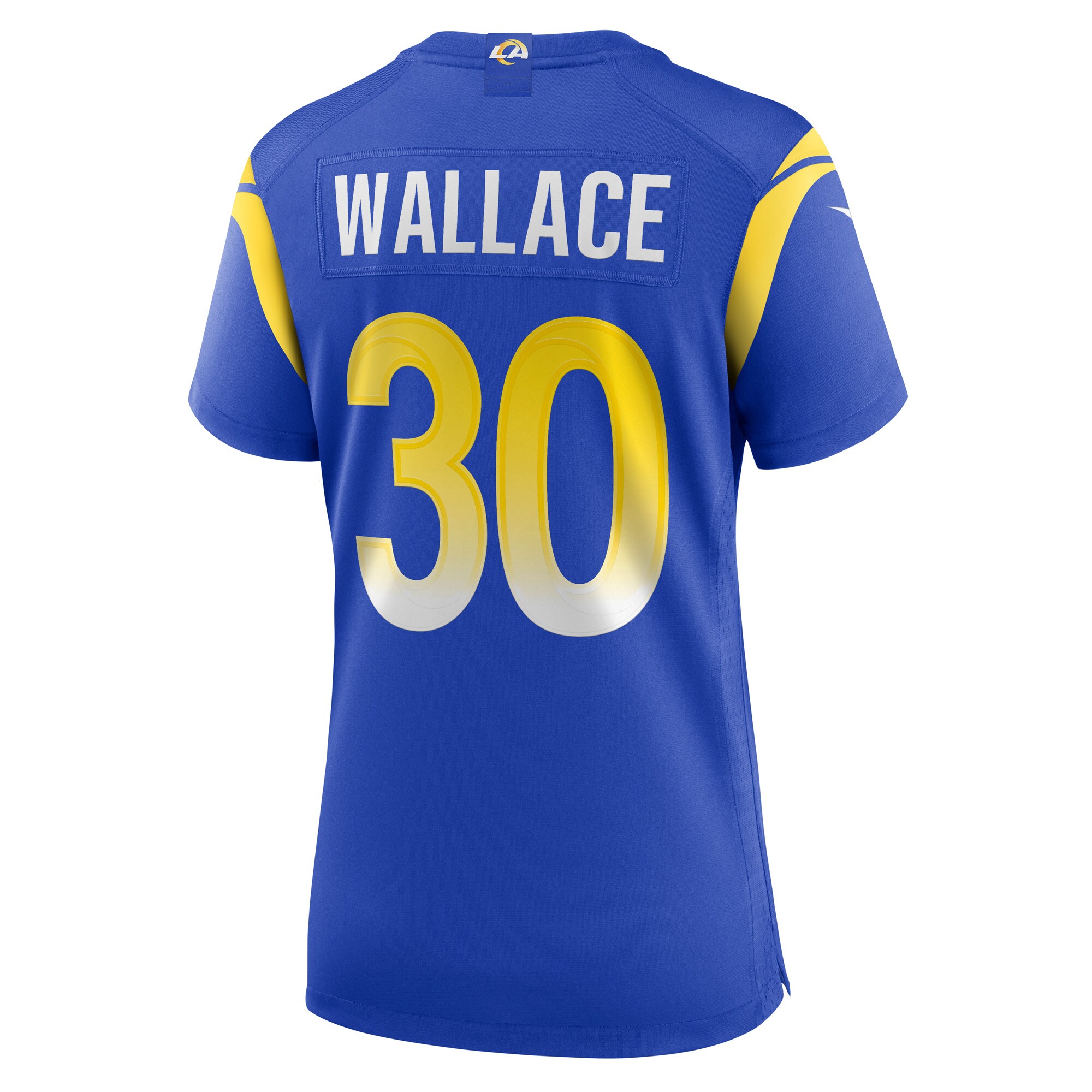 Los Angeles Rams Josh Wallace Royal Game NFL Jersey Women's