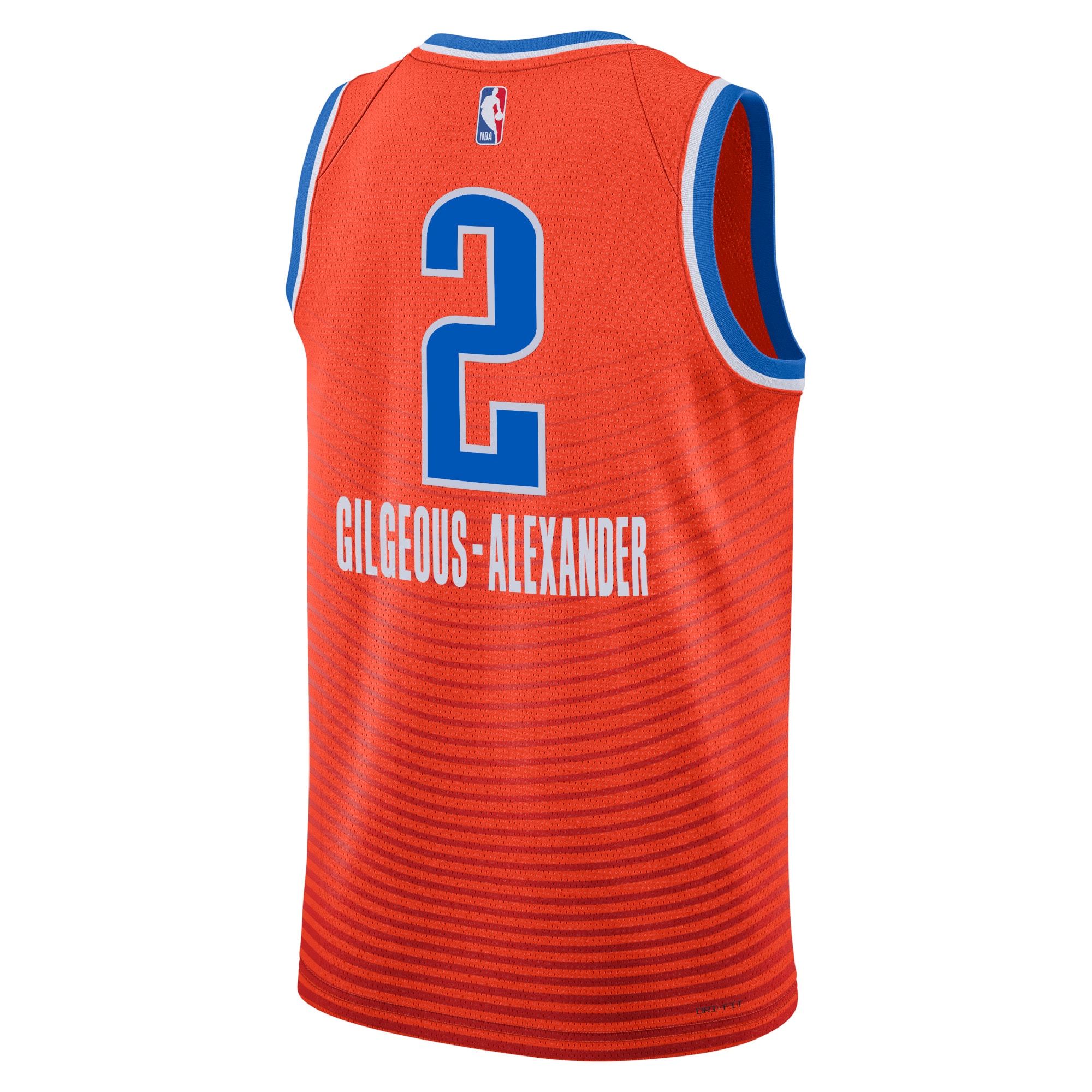 Oklahoma City Thunder Jordan Statement Edition Swingman Orange Shai Gilgeous-Alexande Unisex NBA Jersey Unisex