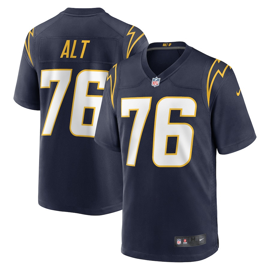 Joe Alt 76 Los Angeles Chargers Player Game Navy NFL Jersey Men's
