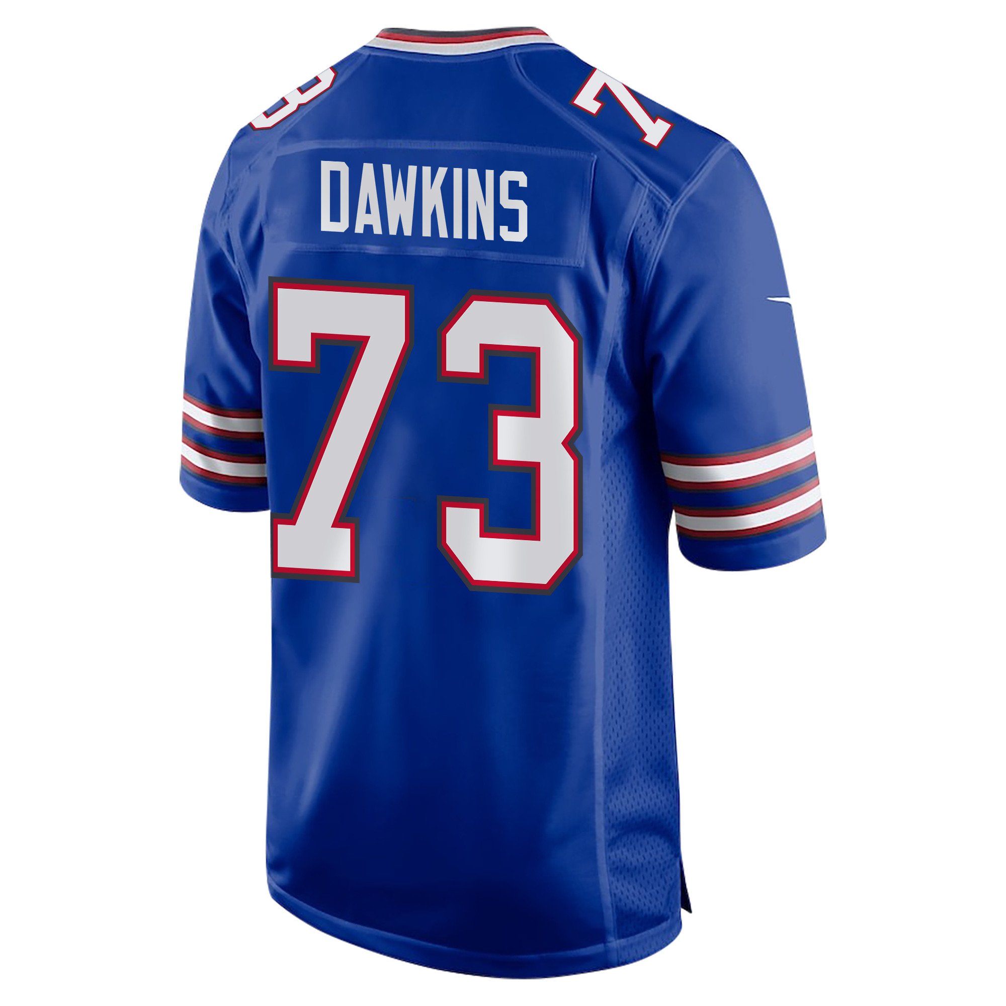 Dion Dawkins 73 Buffalo Bills Super Bowl LIX Champions Patch New Orleans Where Legends Are Made' EMBROIDERED Game Royal NFL Jersey Men's