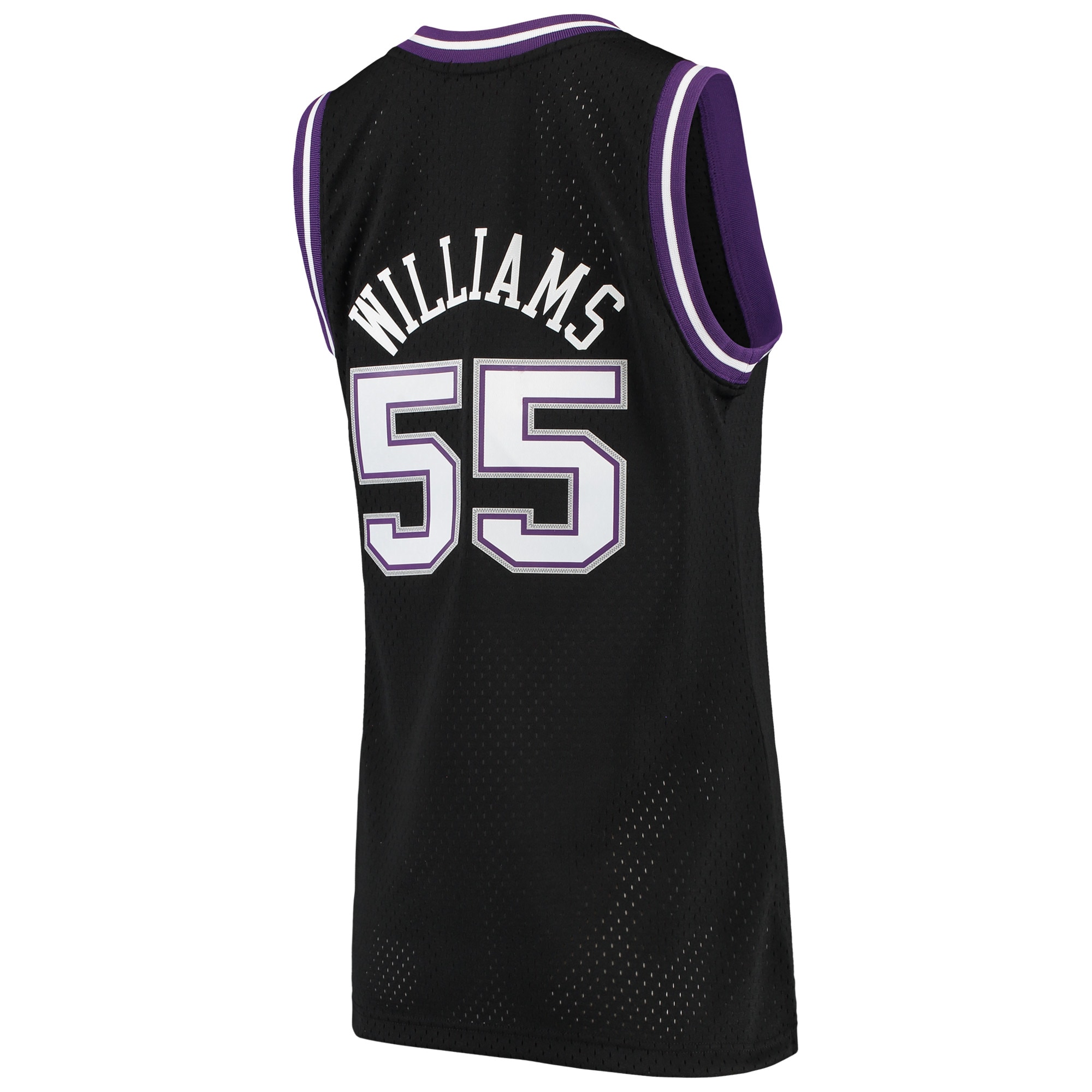 Mitchell Ness Jason Williams Black Sacramento Kings 2000-01 Hardwood Classics Swingman NBA Jersey Women's