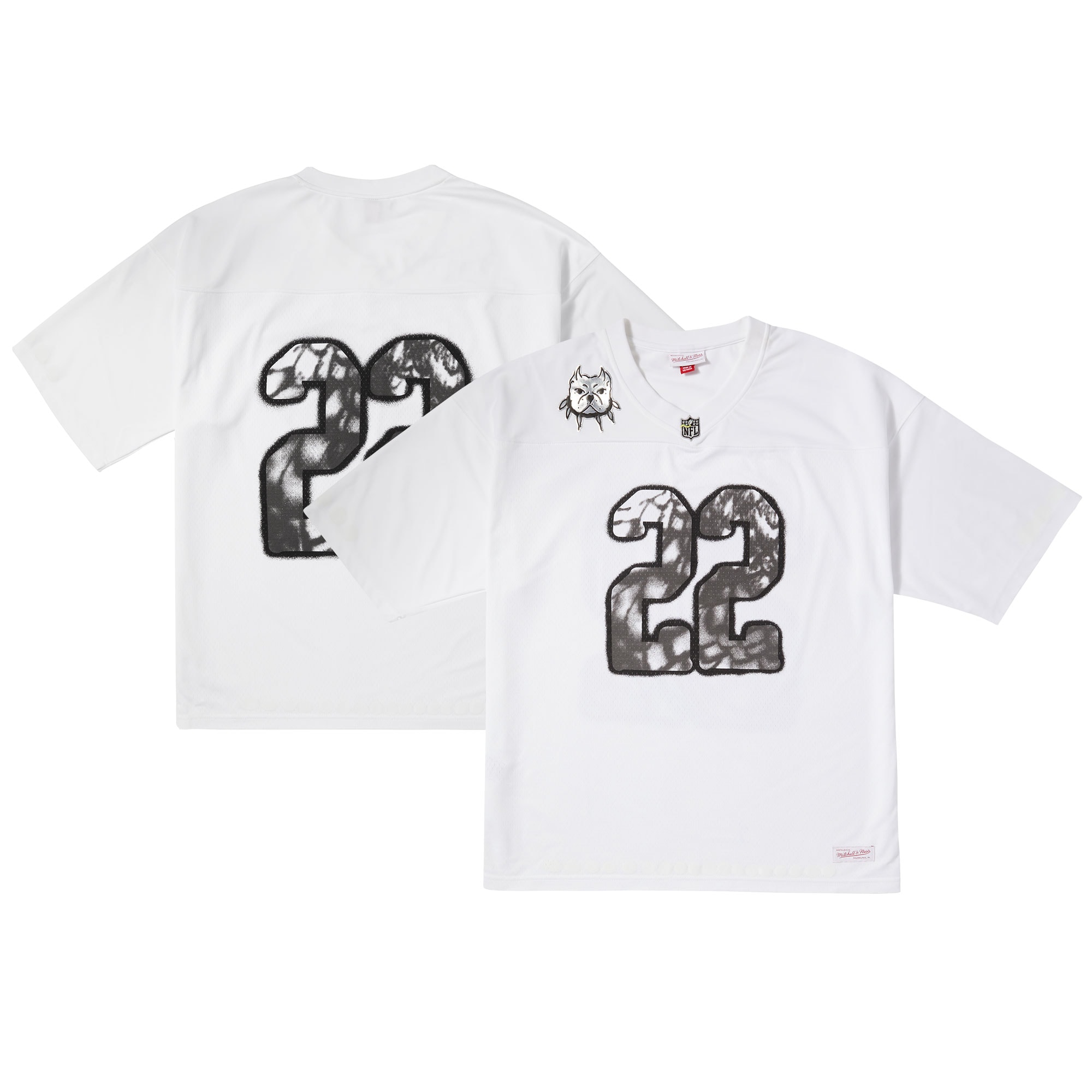 Mitchell Ness White ?FL Por La Cultura x CHITO Limited Edition NFL Jersey Men's