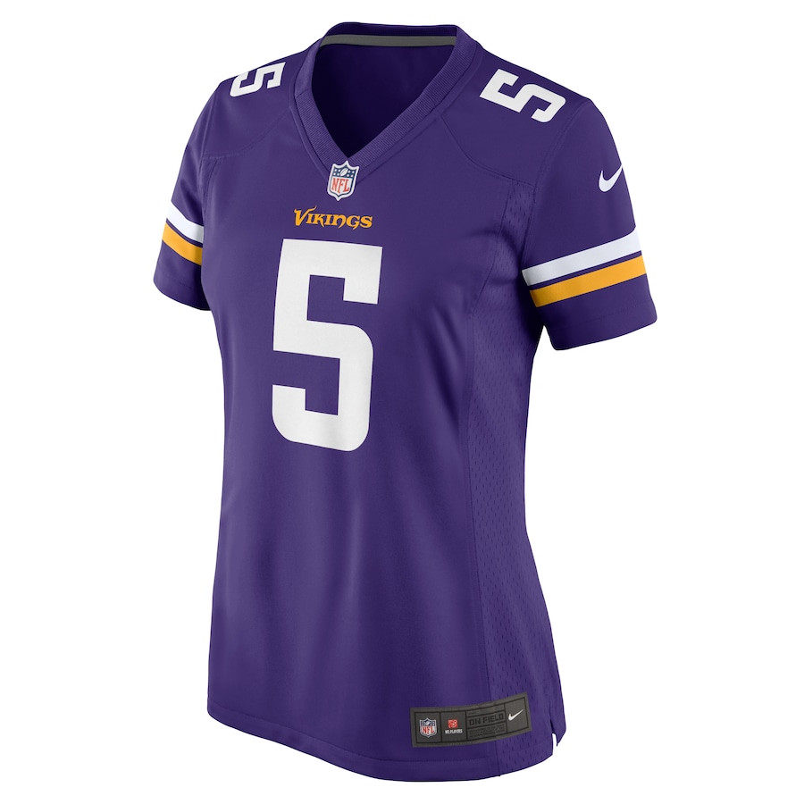 Mekhi Blackmon 5 Minnesota Vikings Game Purple NFL Jersey Women's