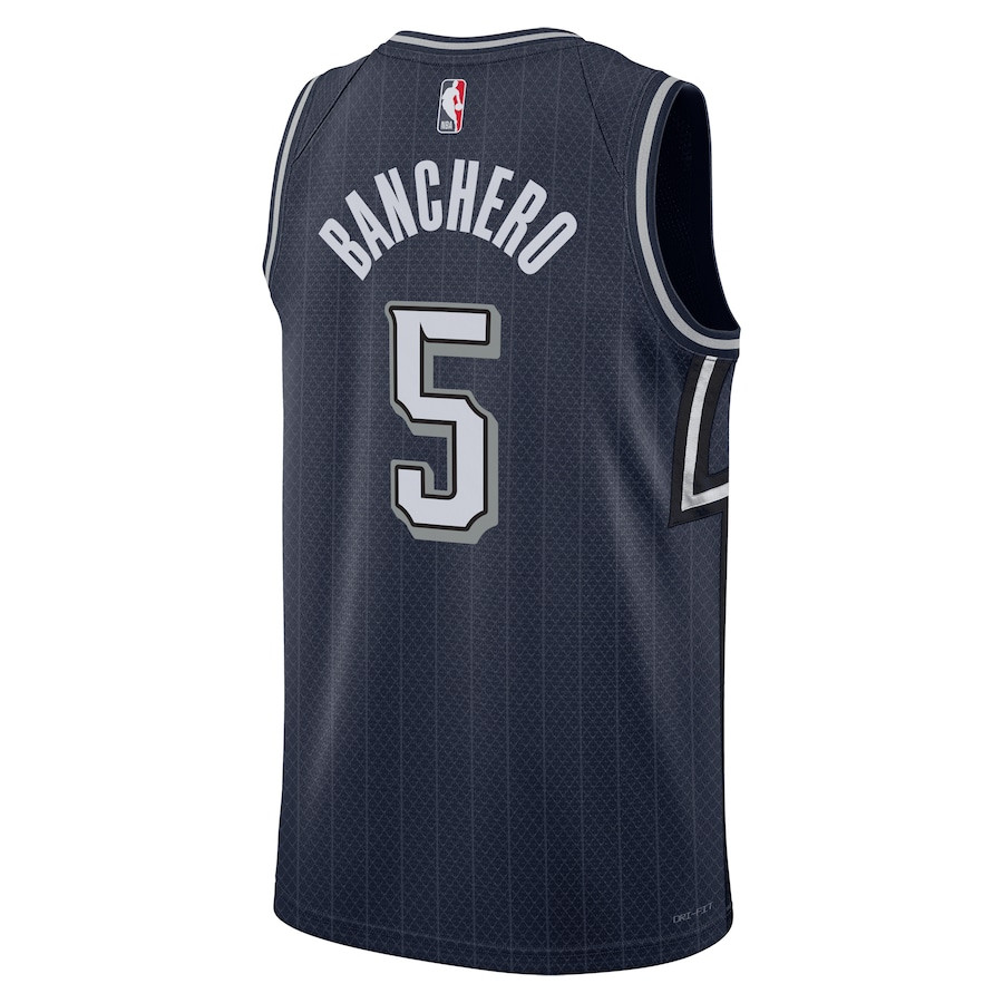 Paolo Banchero 5 Orlando Magicc 2023/24 City Edition Swingman Navy NBA Jersey Men's