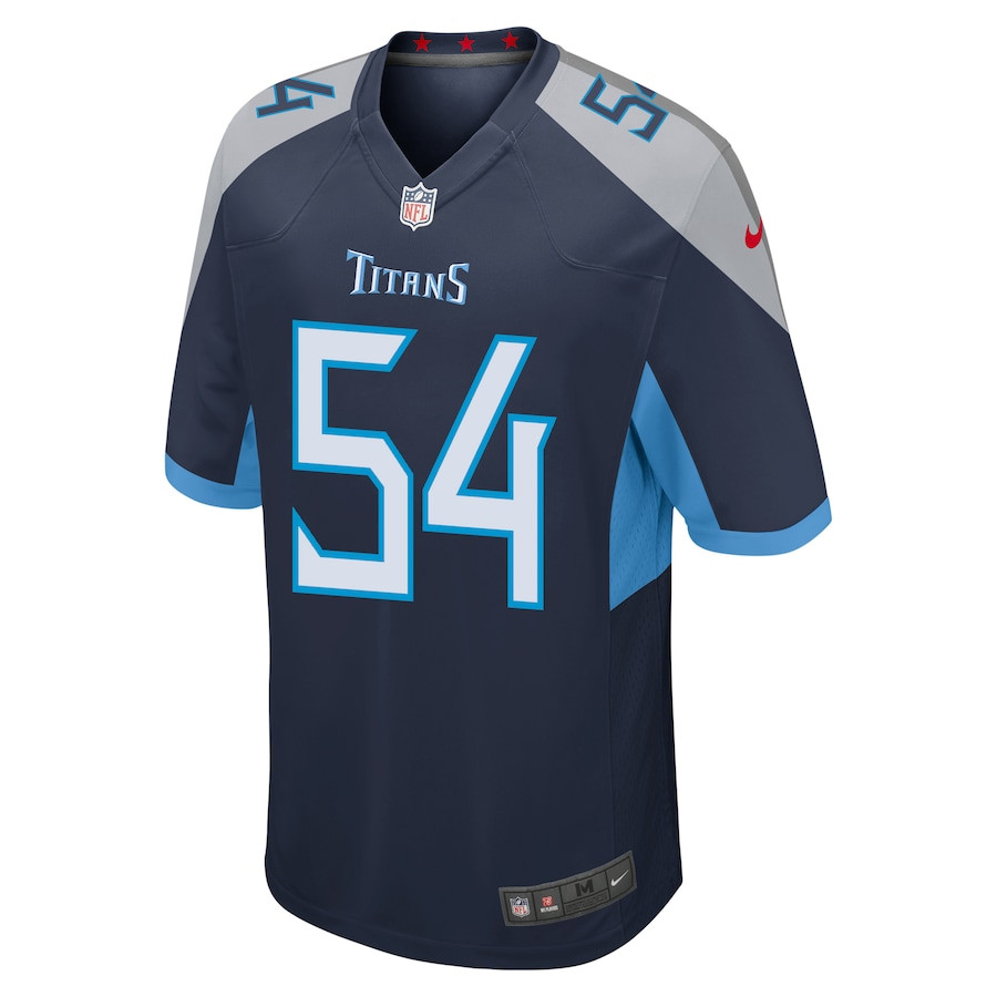 Rashaan Evans 54 Tennessee Titans Game Navy NFL Jersey Men's
