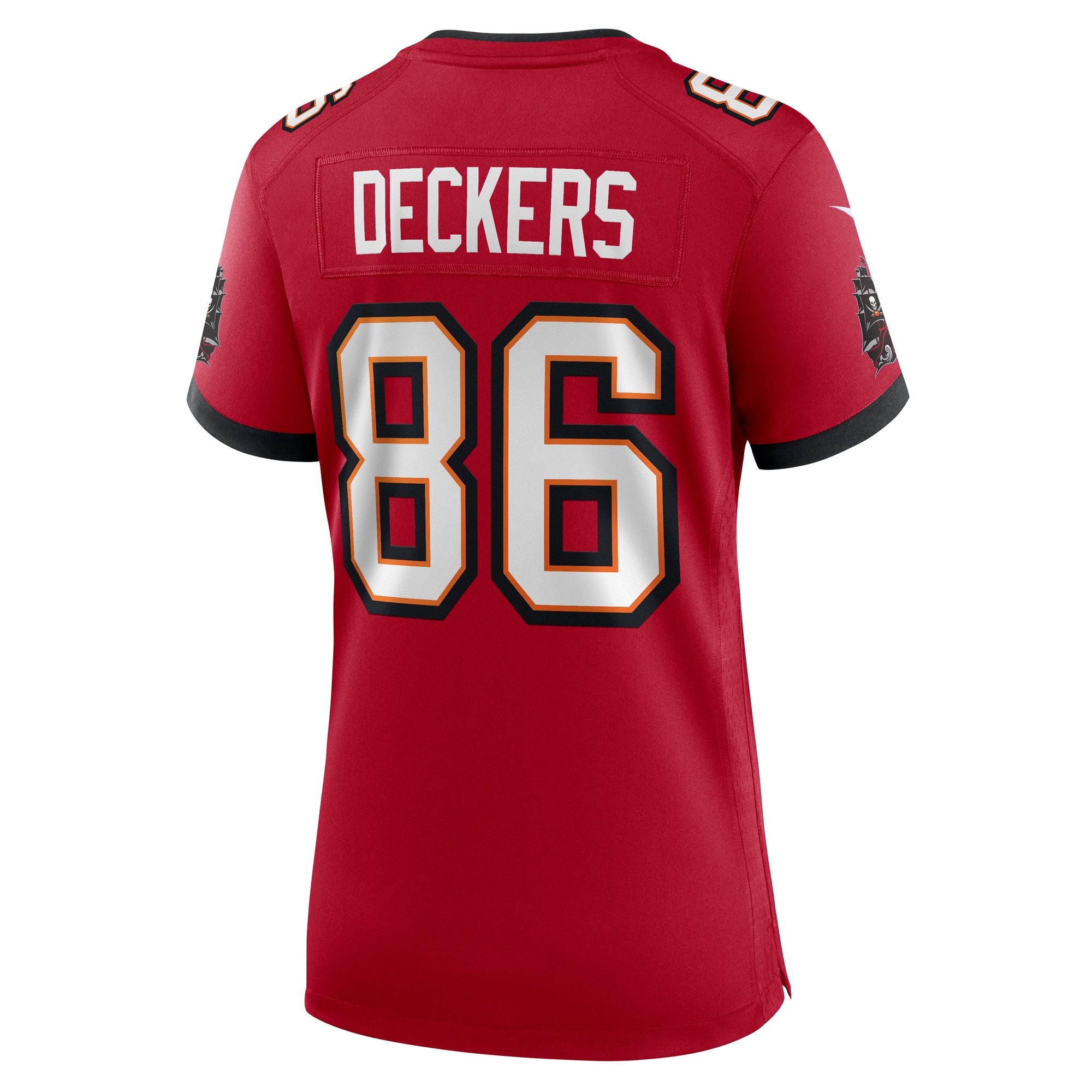 Tampa Bay Buccaneers Evan Deckers Red Game NFL Jersey Women's