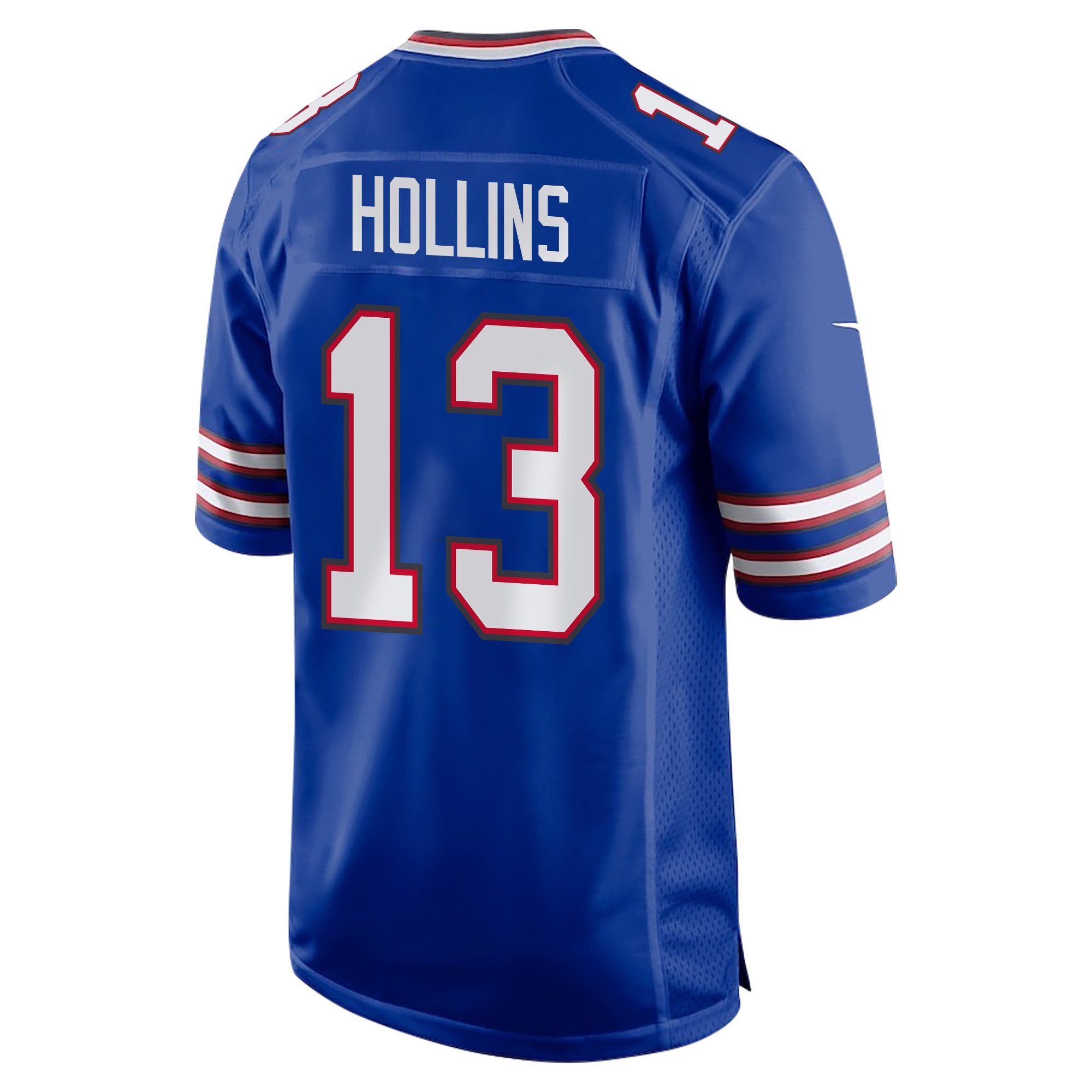 Mack Hollins 13 Buffalo Bills Super Bowl LIX Champions Patch New Orleans Where Legends Are Made' EMBROIDERED Game Royal NFL Jersey Men's