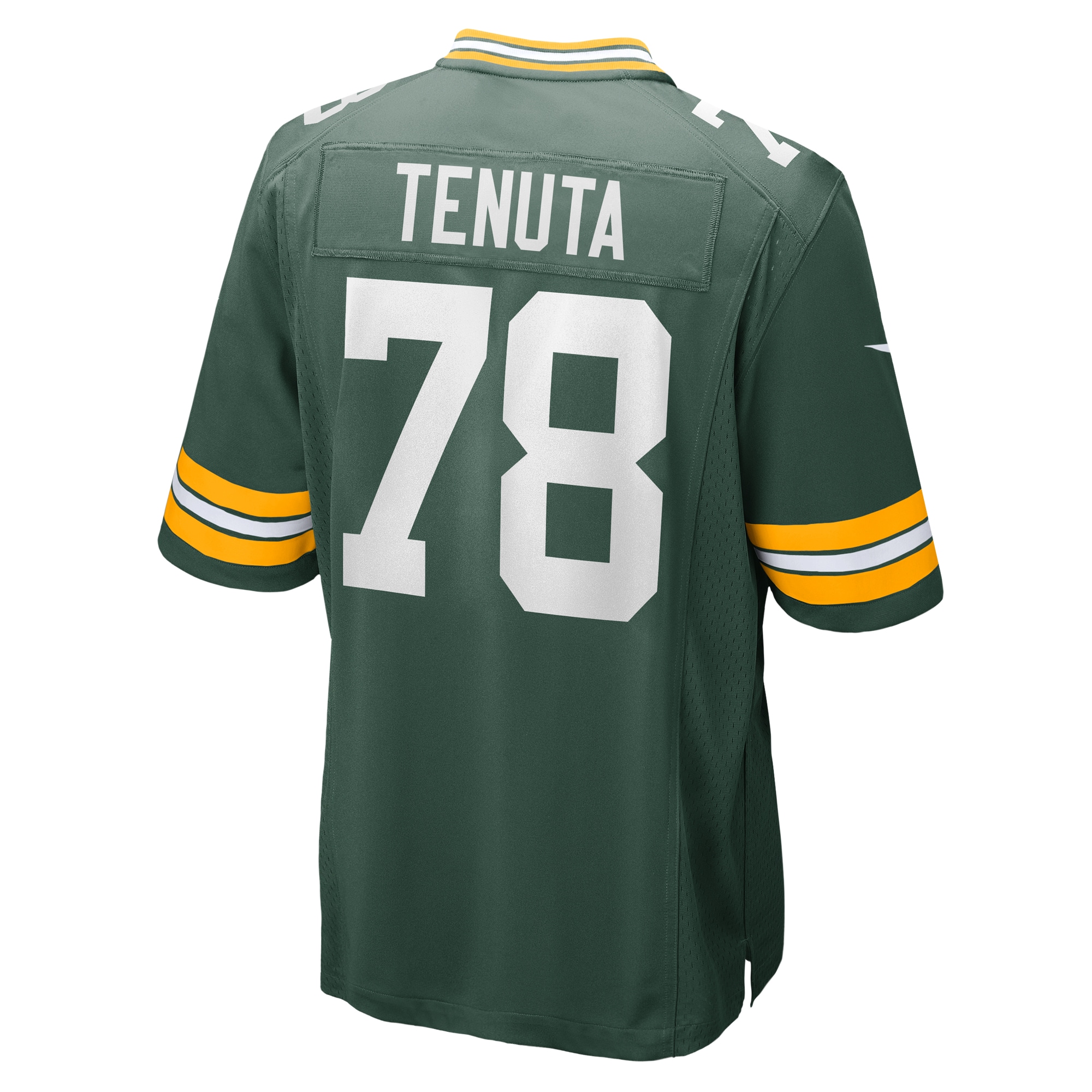 Green Bay Packers Luke Tenuta Green Home Game Player NFL Jersey Men's