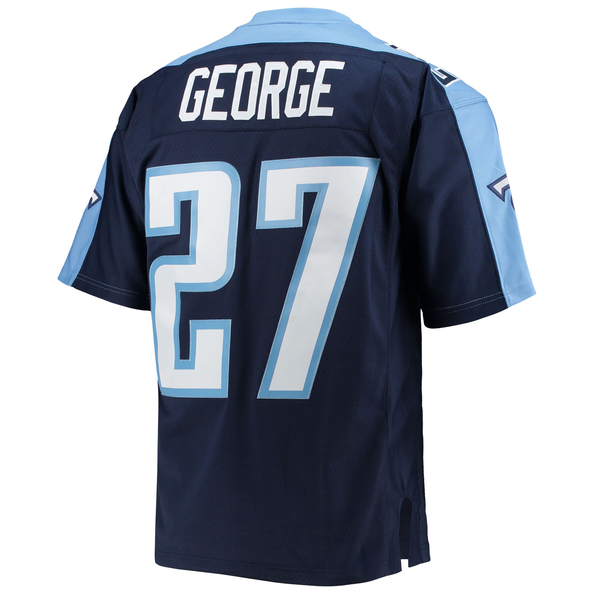 Tennessee Titans Eddie George Mitchell Ness Navy Big Tall 1999 Retired Player NFL Jersey Men's