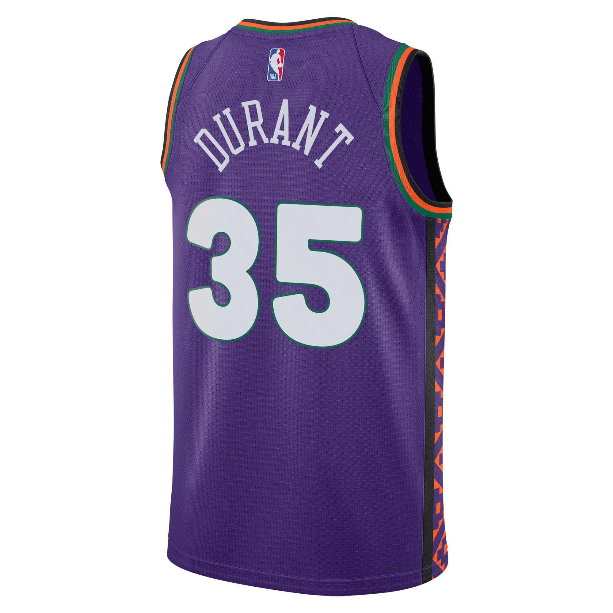 Camiseta City Edition Swingman de los Phoenix Suns 2024 Purpura Kevin Duran Unisex NBA Jersey Unisex