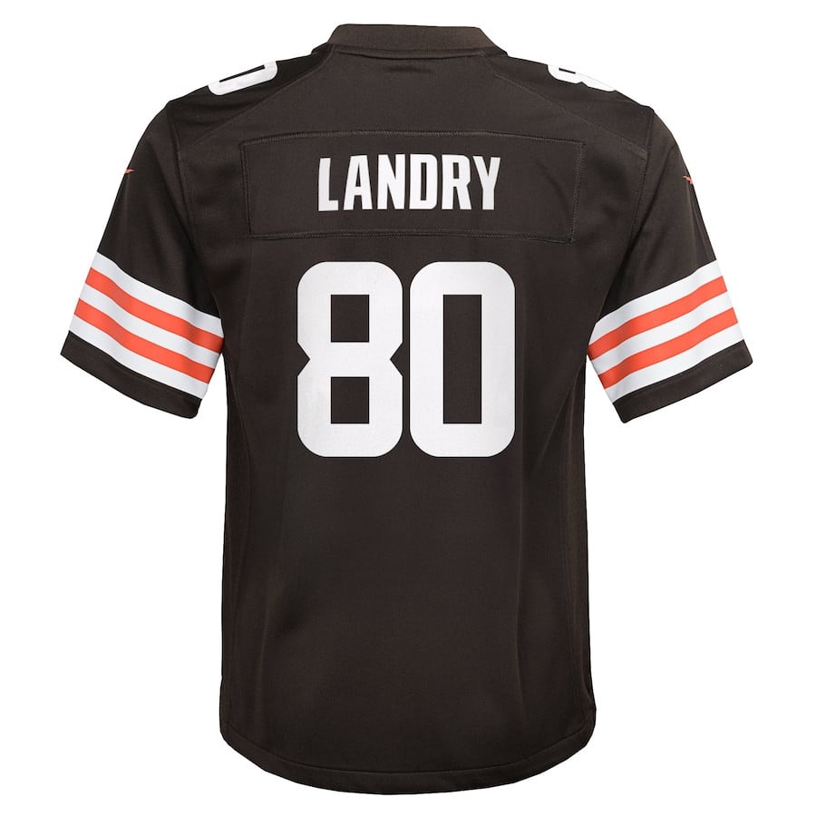 Jarvis Landry 80 Cleveland Browns Game Brown NFL Jersey Youth