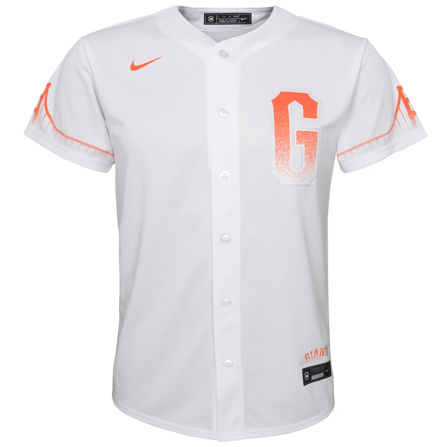 San Francisco Giants City Connect White MLB Jersey Youth