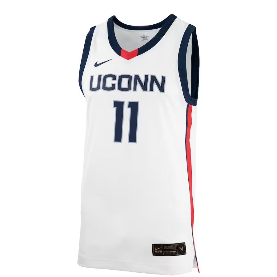 Alex Karaban 11 UConn Huskies Me White NCAA Jersey Men's