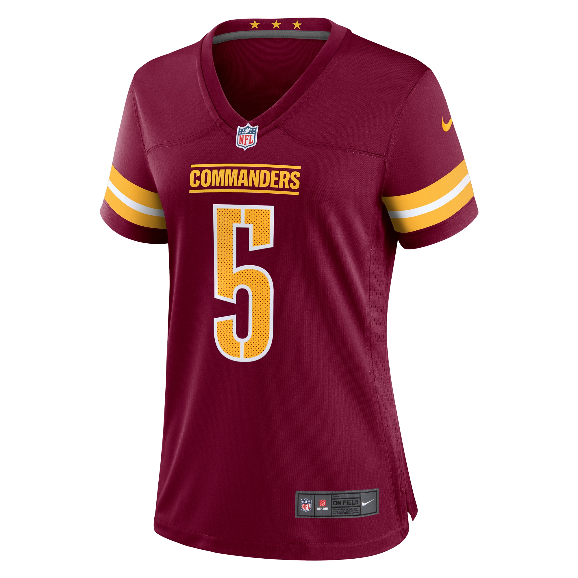 Washington Commanders Jayden Daniels Burgundy Player Game NFL Jersey Women's