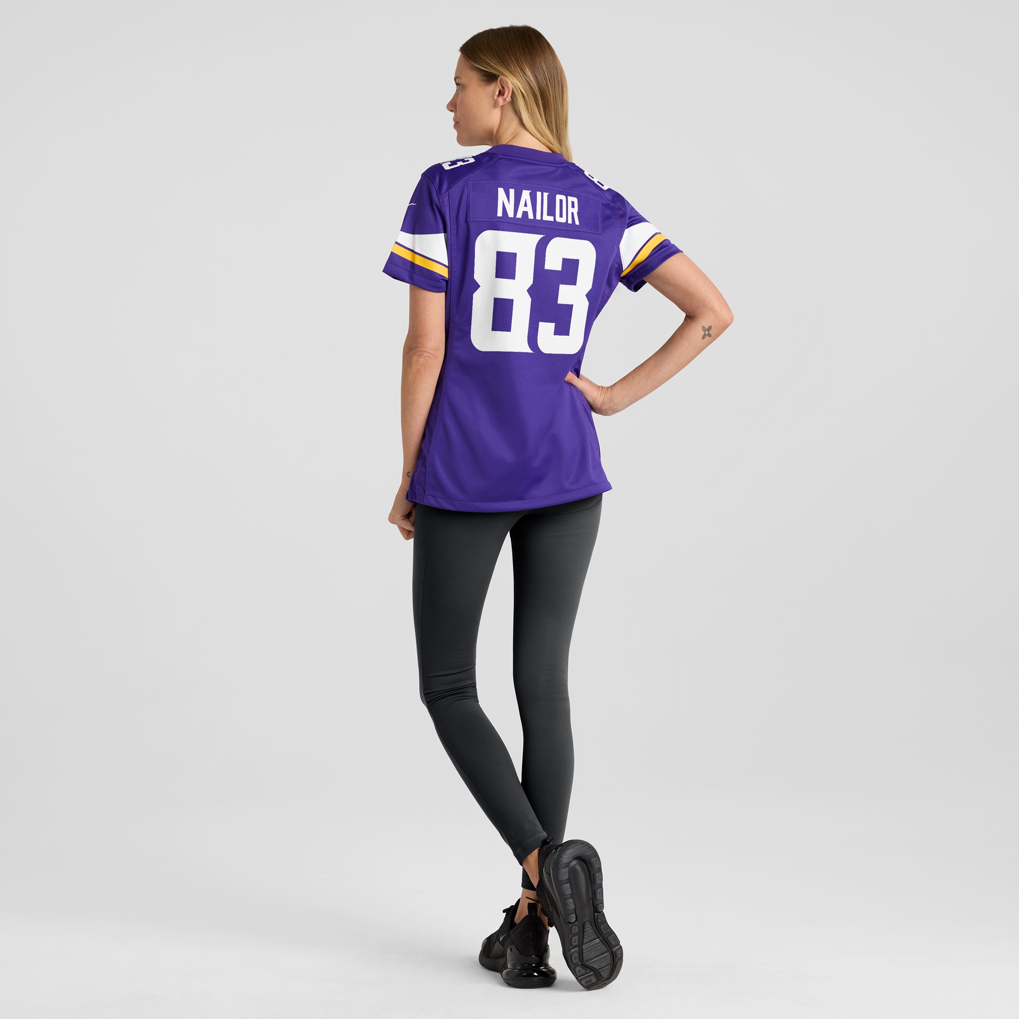 Minnesota Vikings Jalen Nailor Purple Game Player NFL Jersey Women's