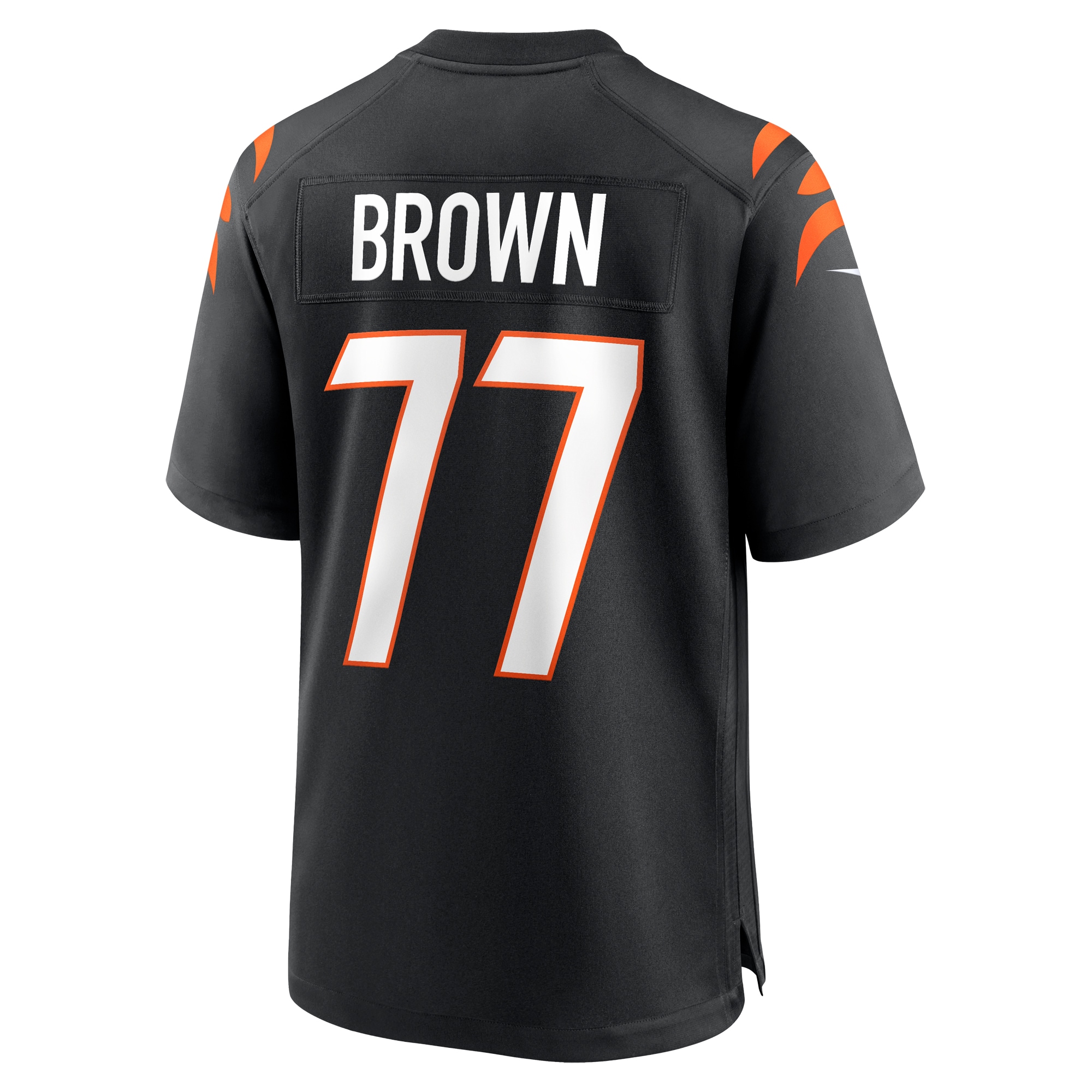 Cincinnati Bengals Trent Brown Black Game NFL Jersey Men's